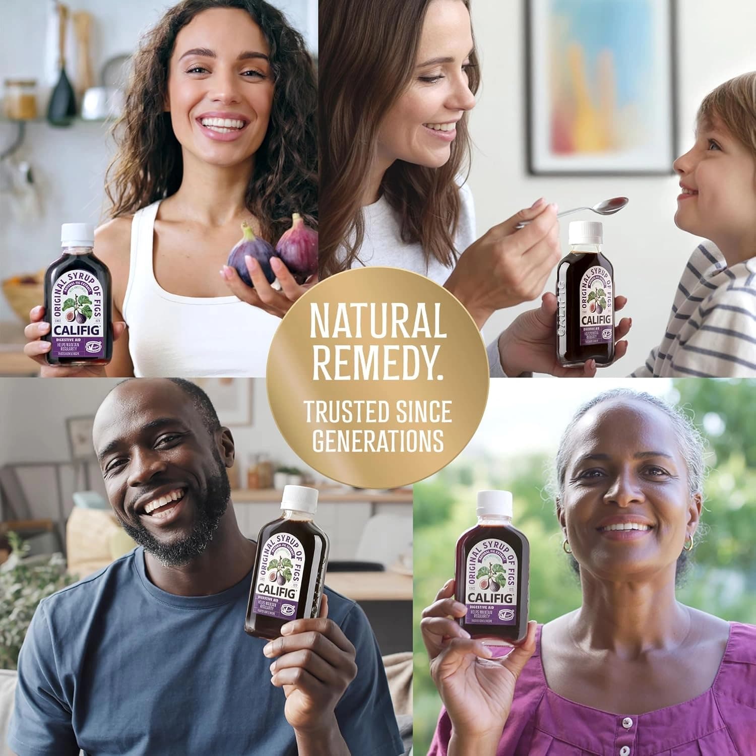 SIX PACKS of Califig Syrup Of Figs 100ml