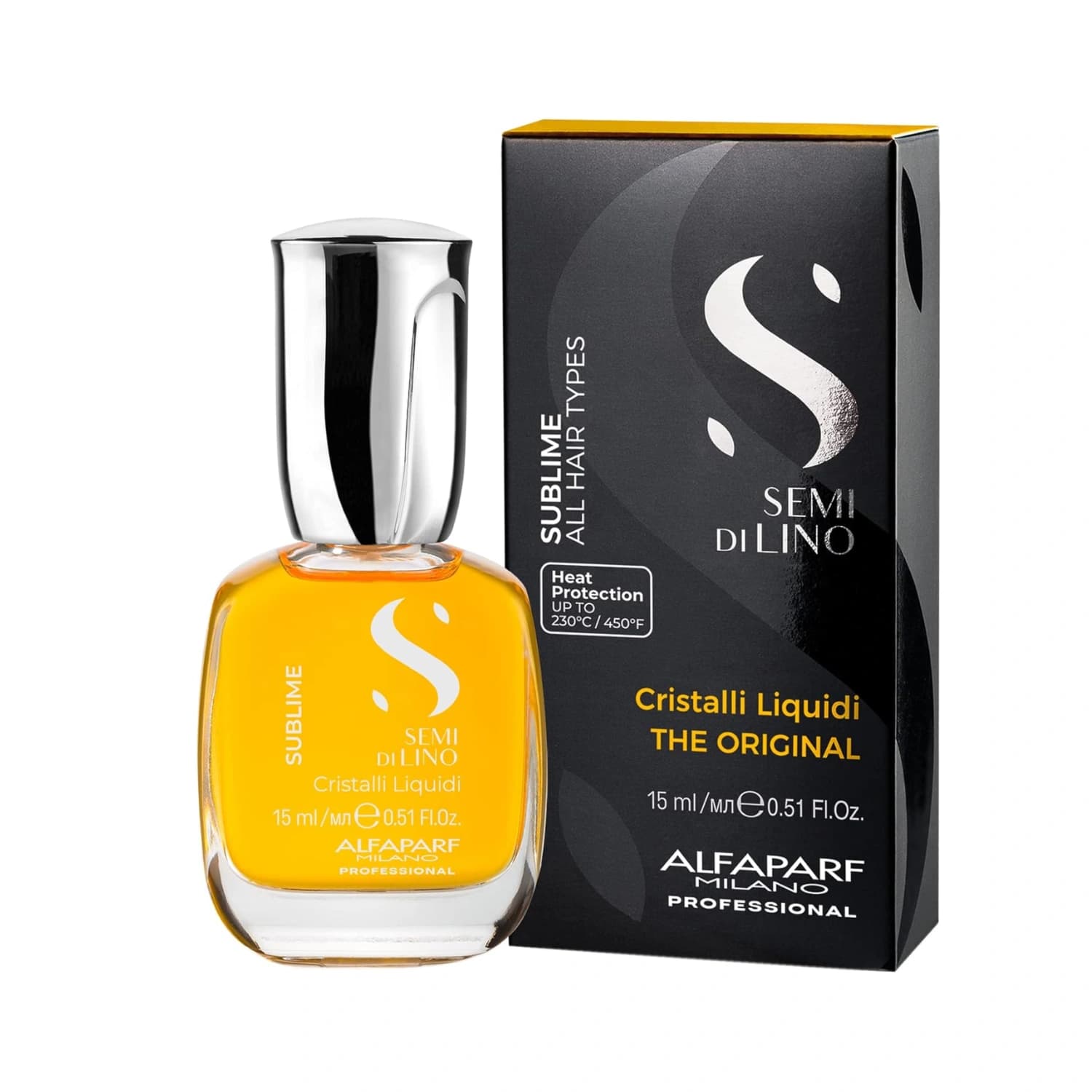 Alfaparf Semi di Lino Sublime Cristalli Liquidi 15ml Hair Oil Serum