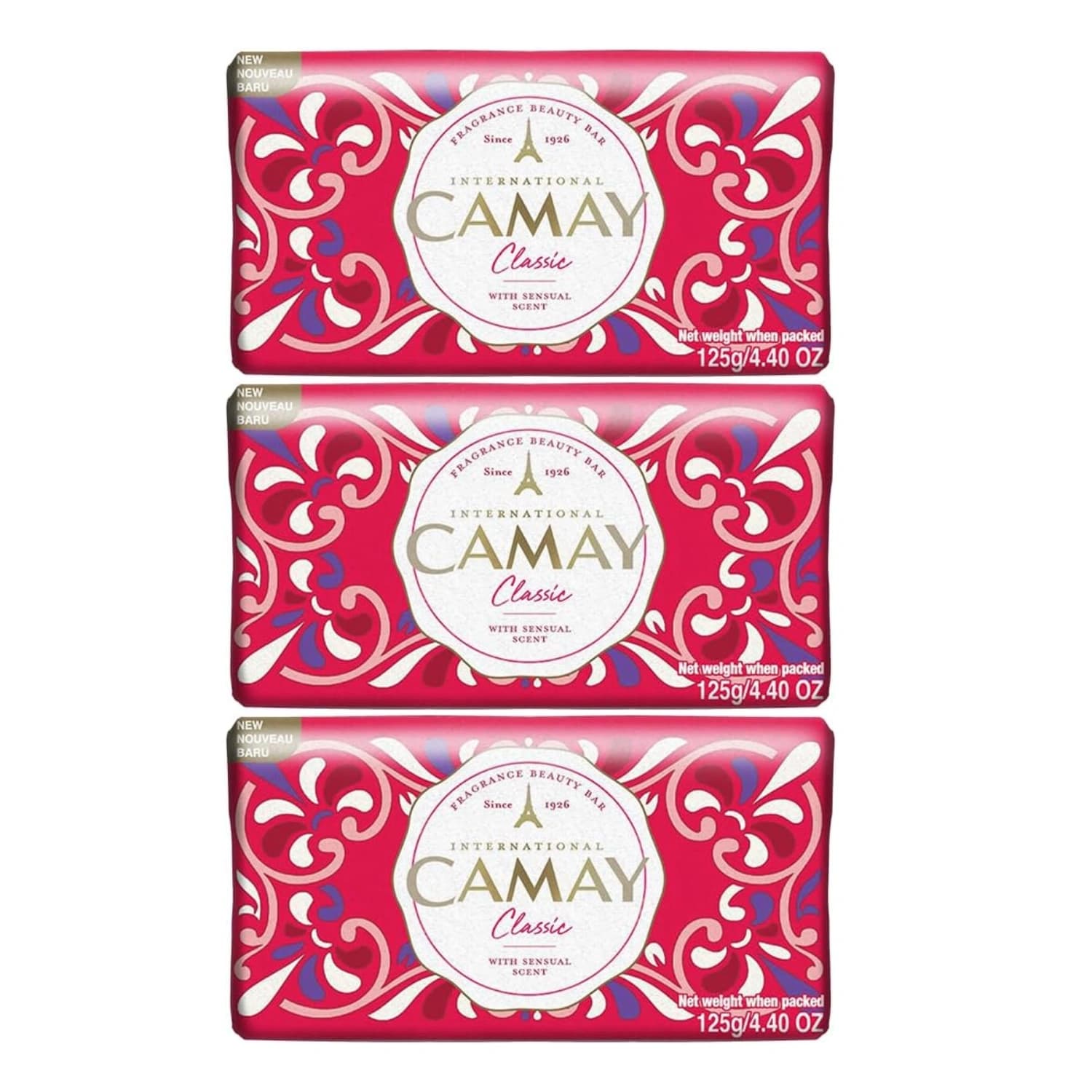 Camay Classic Soap 3 x 125g