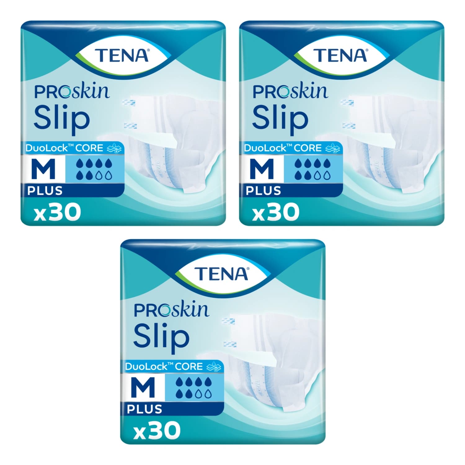 Tena PROskin Slip Medium Plus Pads 30 Pack