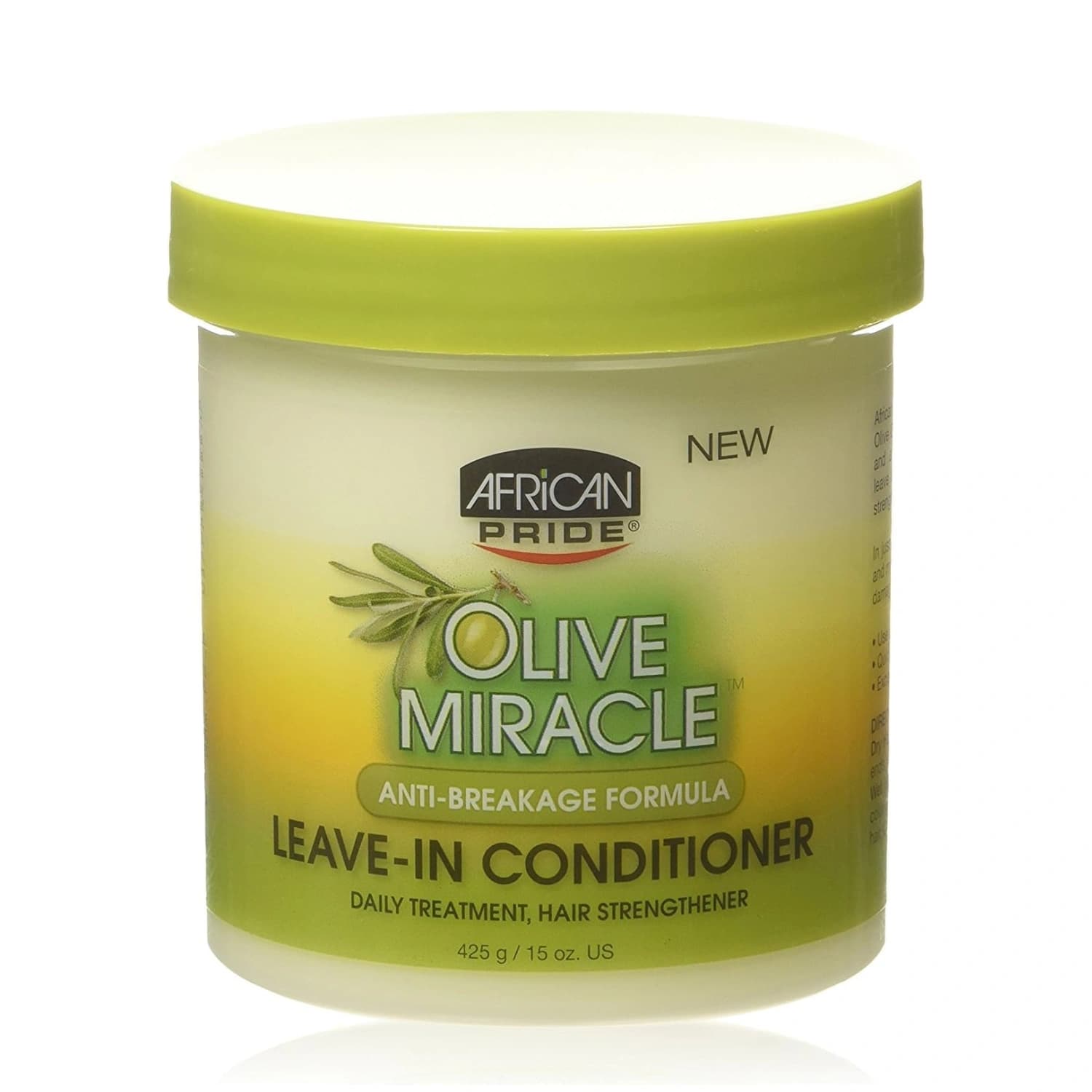African Pride Olive Miracle Leave-in Conditioner 15 Ounce 425gm