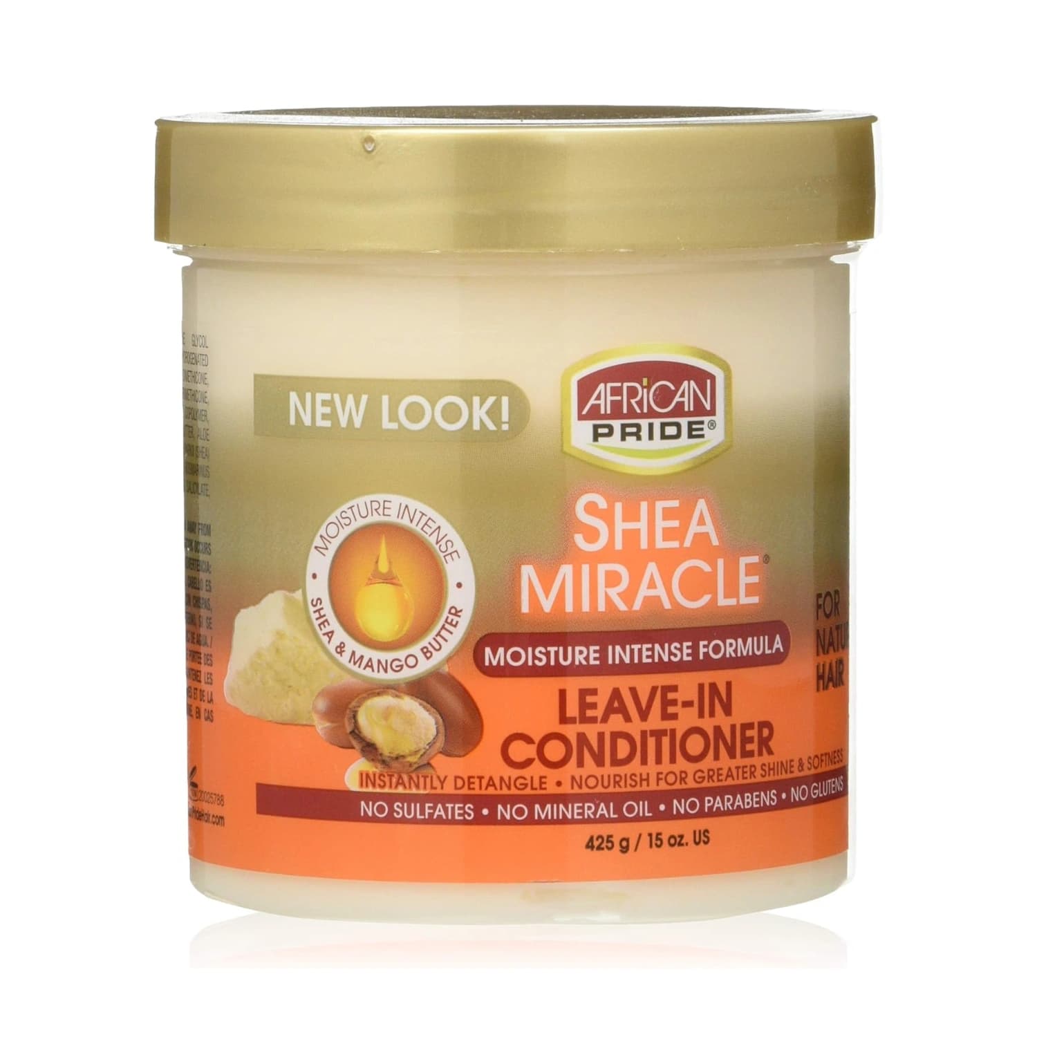 African Pride Shea Miracle Moisture Intense Leave-In Conditioner 15 Ounce 425gm