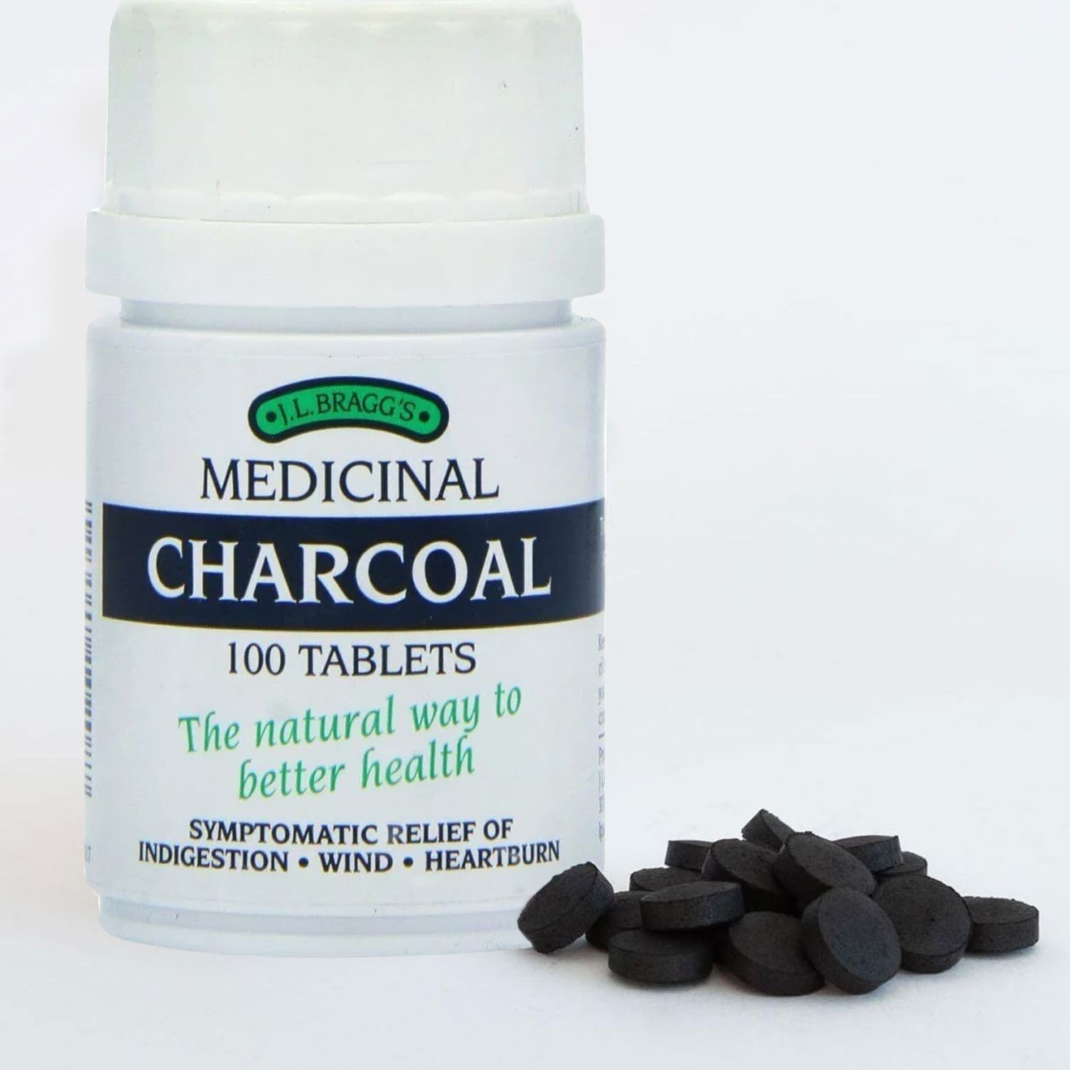 Bragg's Medicinal Charcoal 100 Tablets