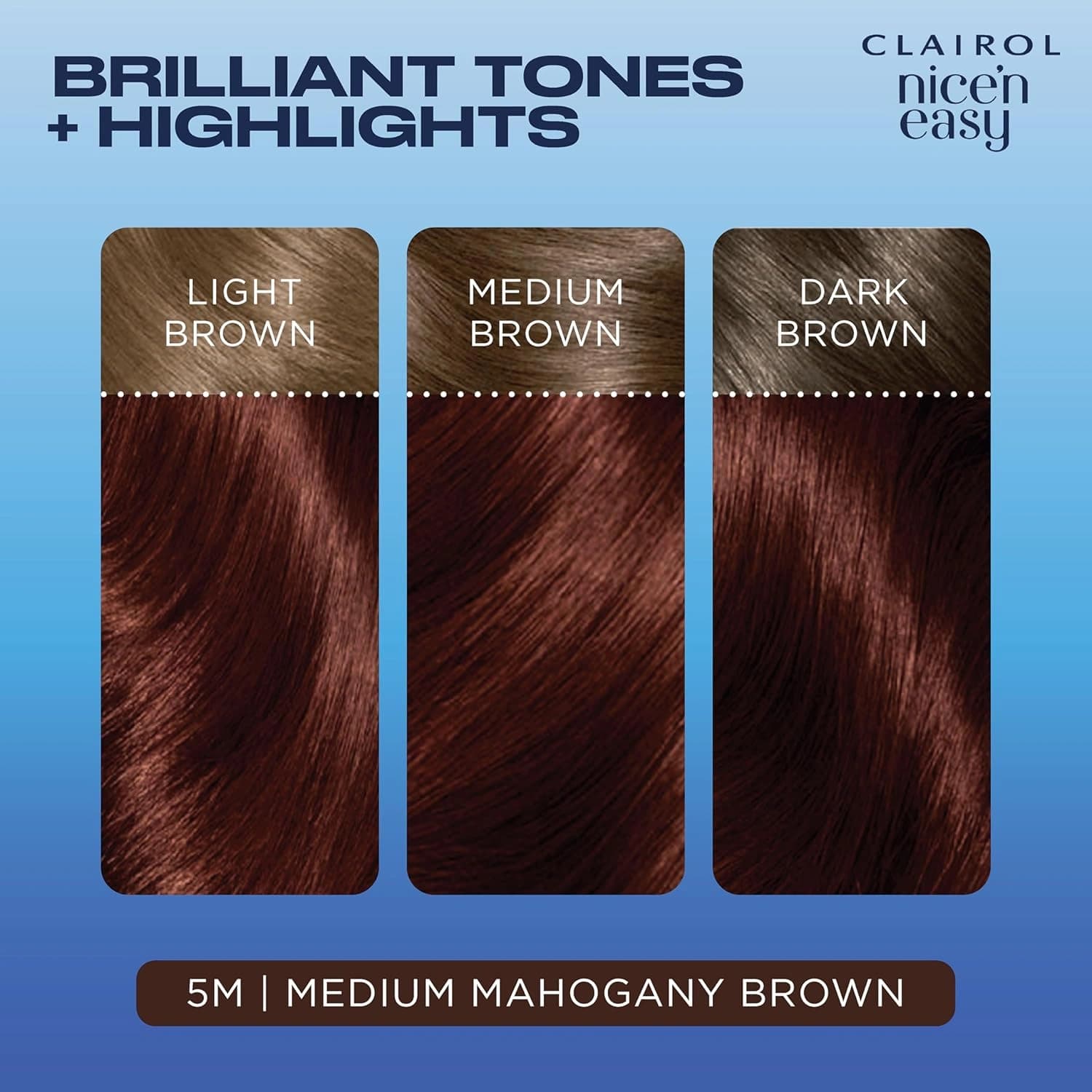 Clairol Nice'n Easy Creme Permanent Hair Dye 5W Medium Mocha Brown
