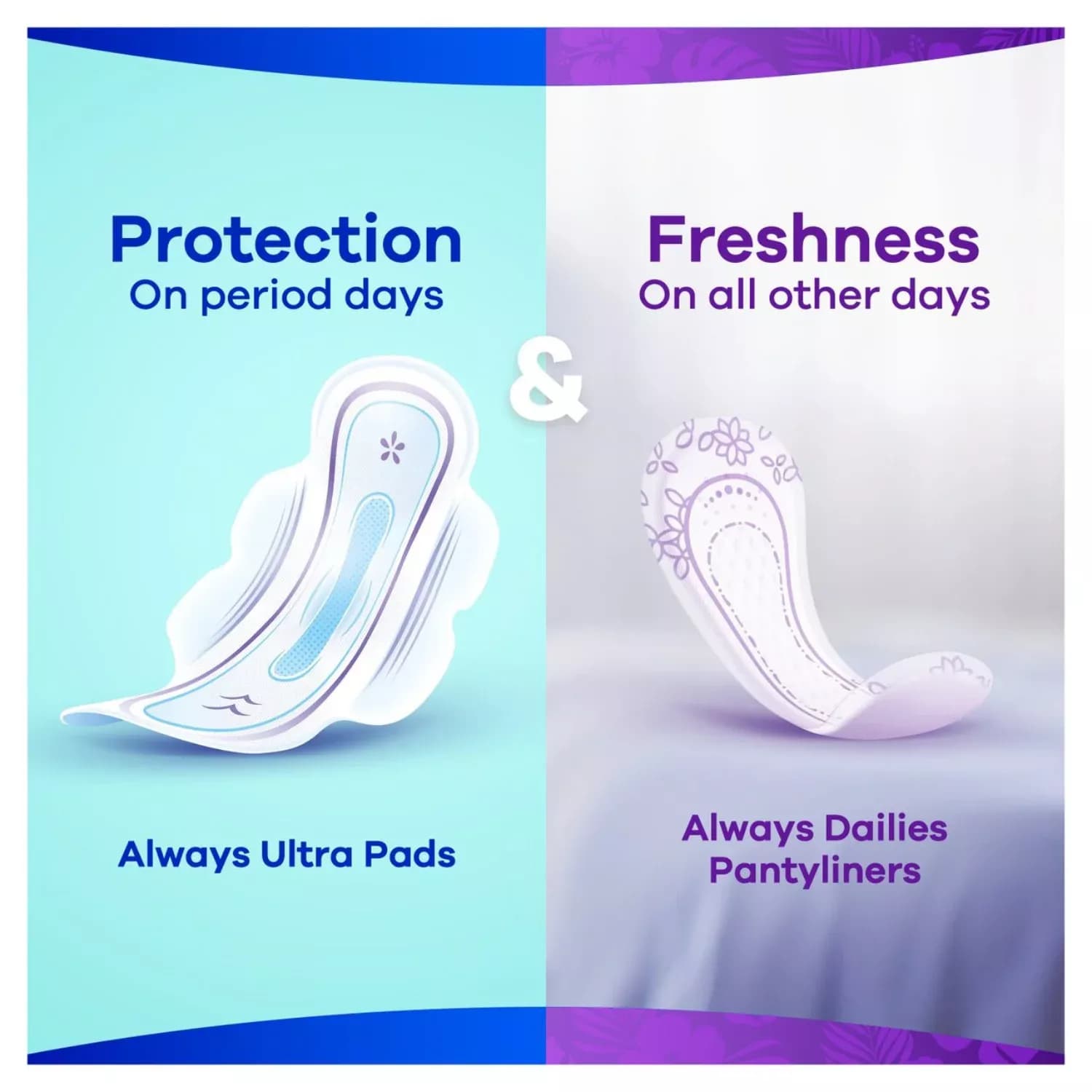 Always Dailies Fresh &amp; Protect Normal Panty 32 Liners
