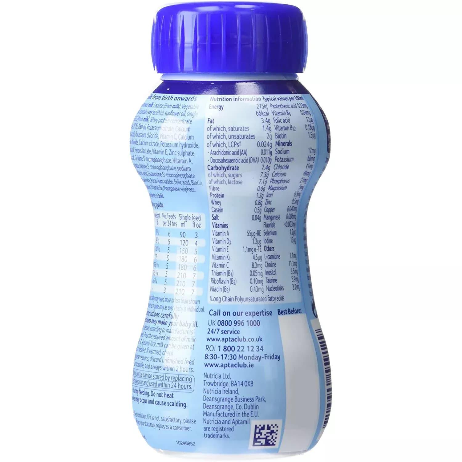 Aptamil 1 First Infant Milk Multipack 12x200ml