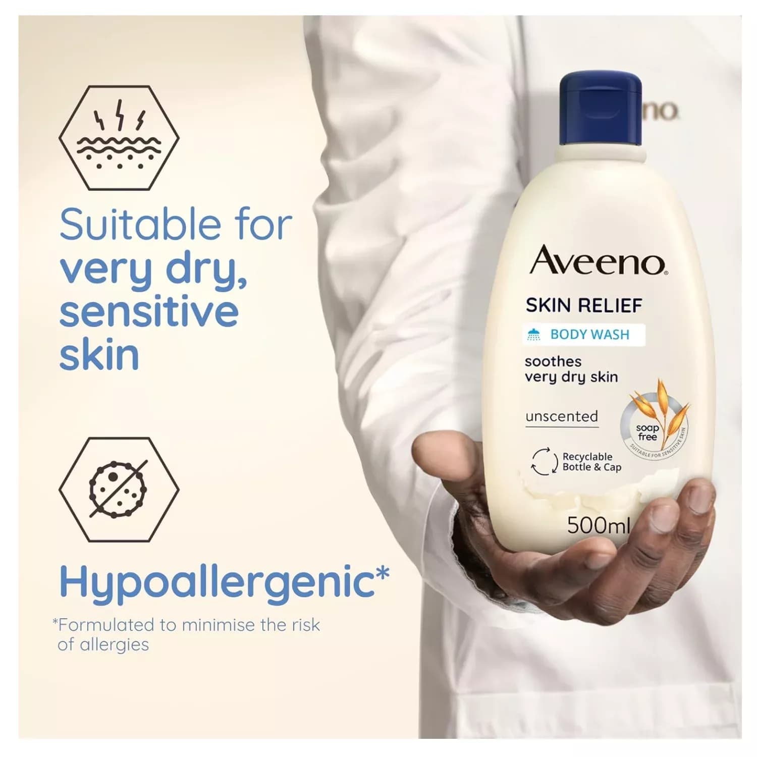 Aveeno Skin Relief Moisturising Body Wash 500ml