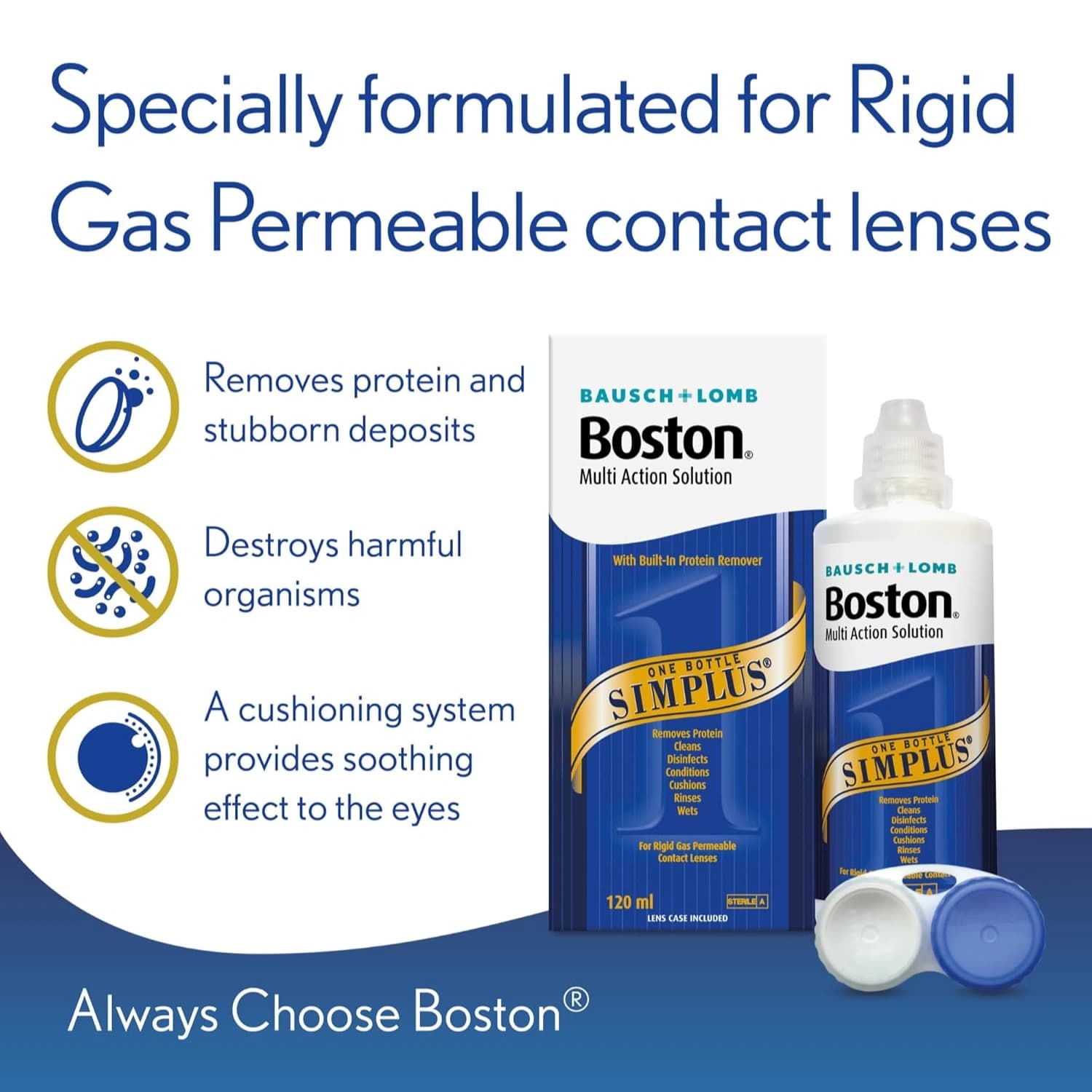 Bausch &amp; Lomb Boston Simplus 120ml