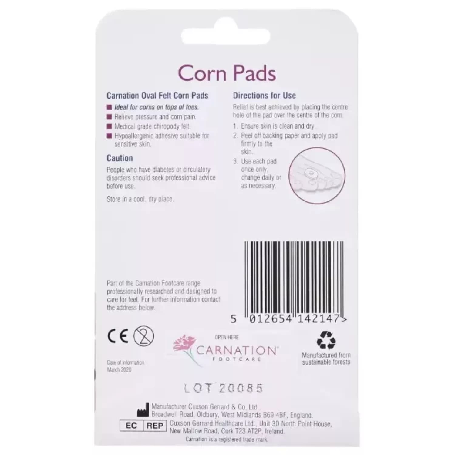 Carnation Corn Rings 5Mm Oval 9