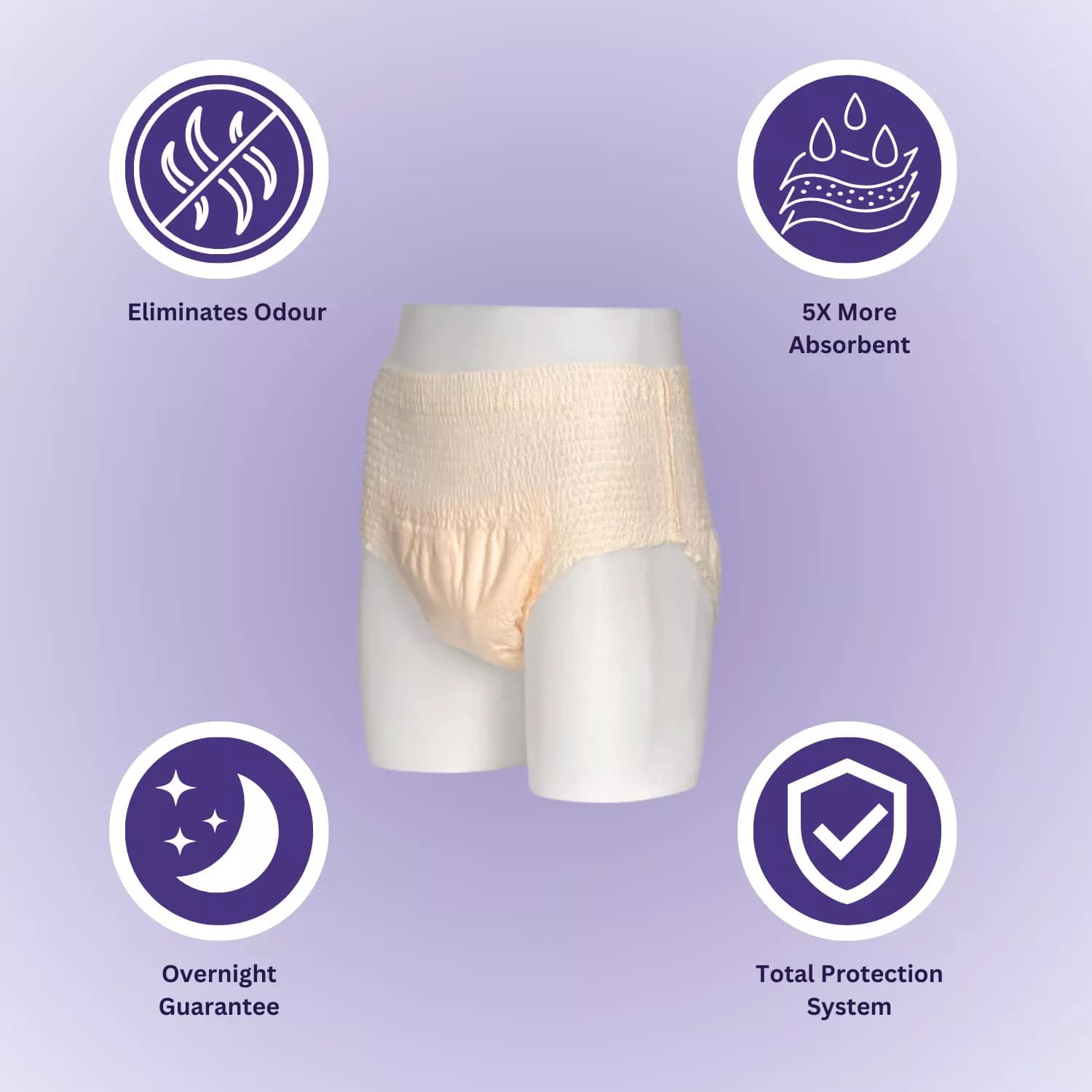 Depend Comfort Protect Underwear for Women XL 9 Pants