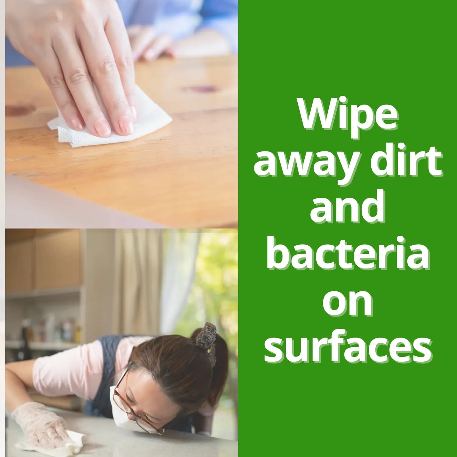 Dettol 2 in 1 Anti-Bacterial For Hands &amp; Surfaces 15 Wipes