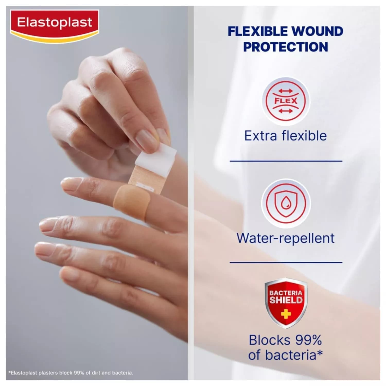 Elastoplast Fabric Plasters 40 Pack
