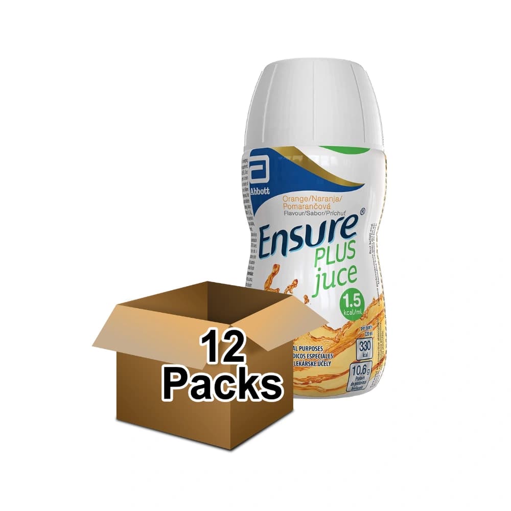 Ensure Plus Juce Orange 220ml (Pack of 12)