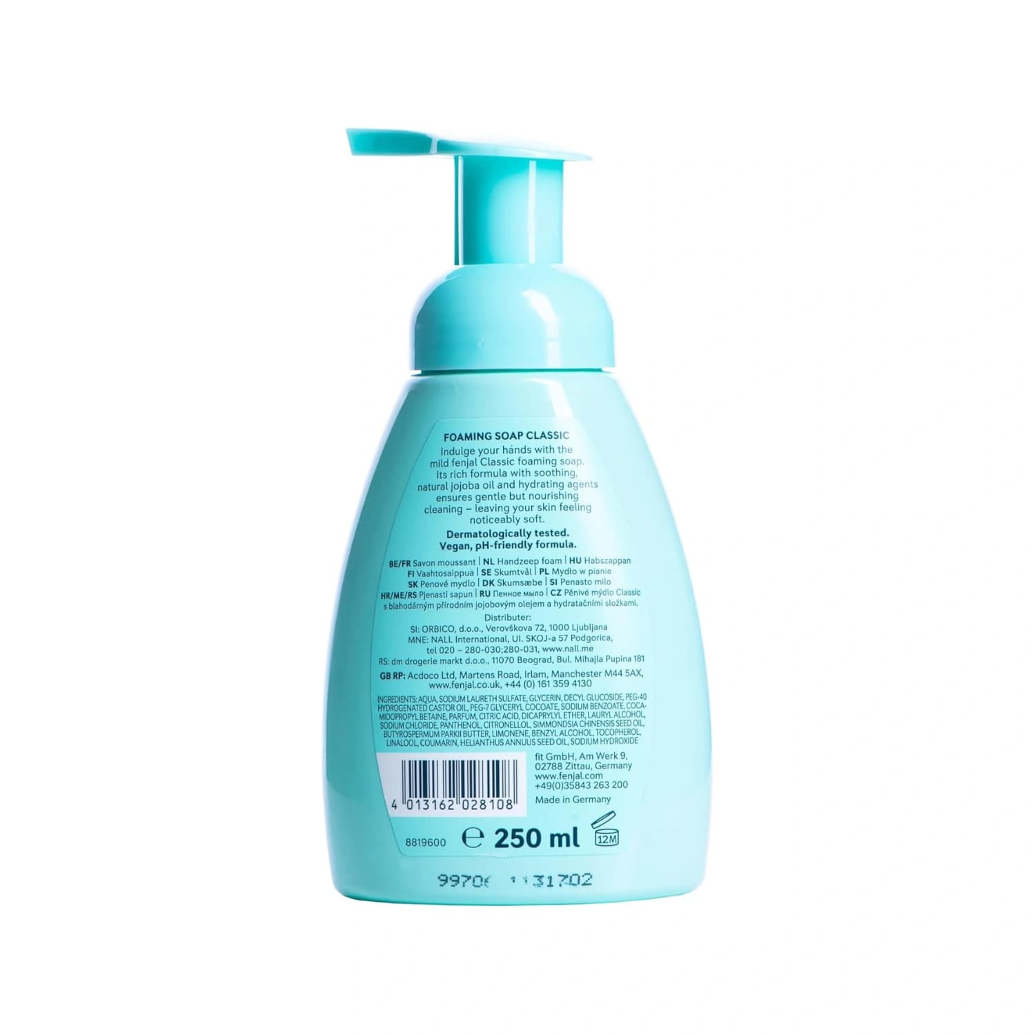 Fenjal Classic Foaming Soap 250ml