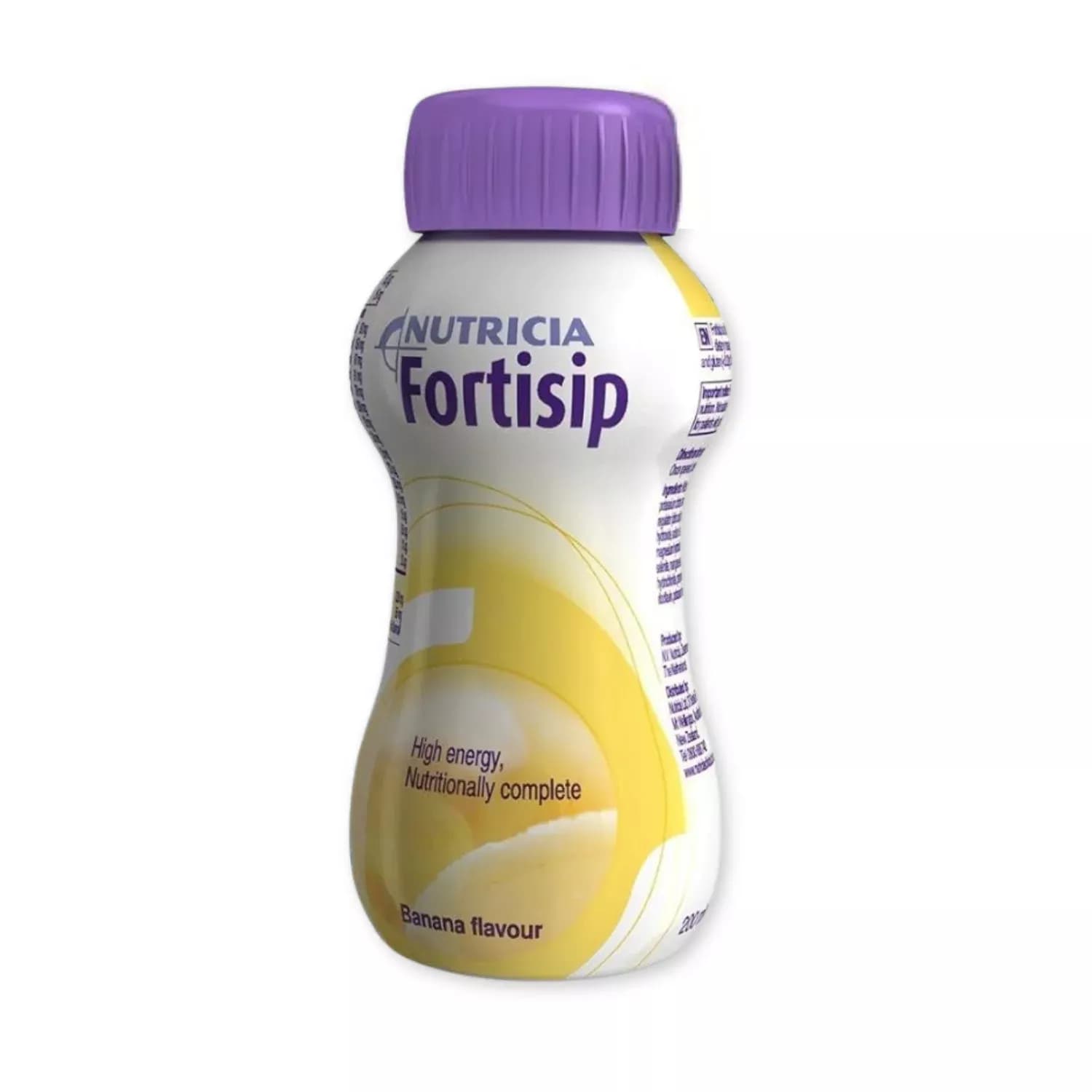 24x Fortisip High Energy Banana Drink 200ml Bottle