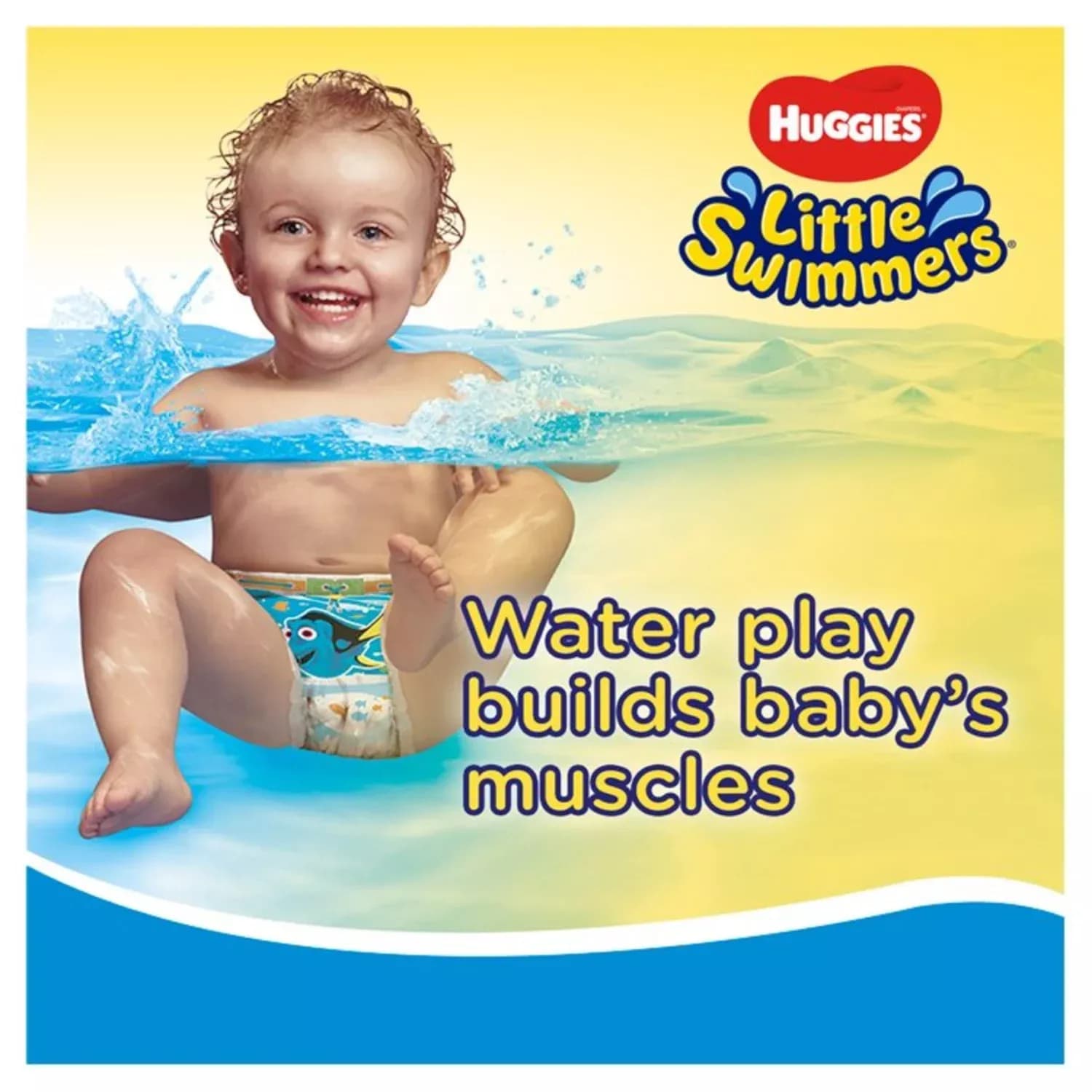 Huggies Little Swimmers Swim Nappies, Size 2-3