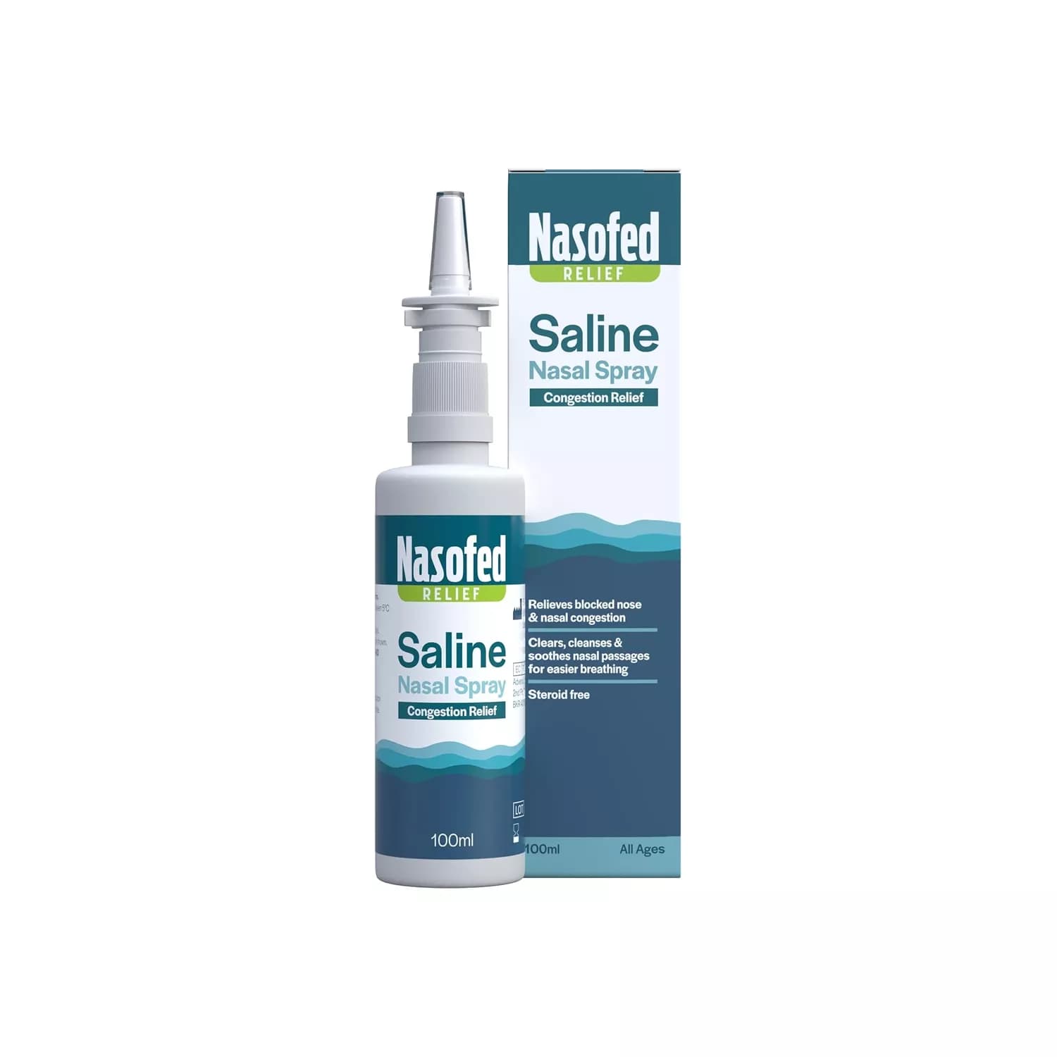 Nasofed Saline Nasal Spray for Congestion Relief 100ml