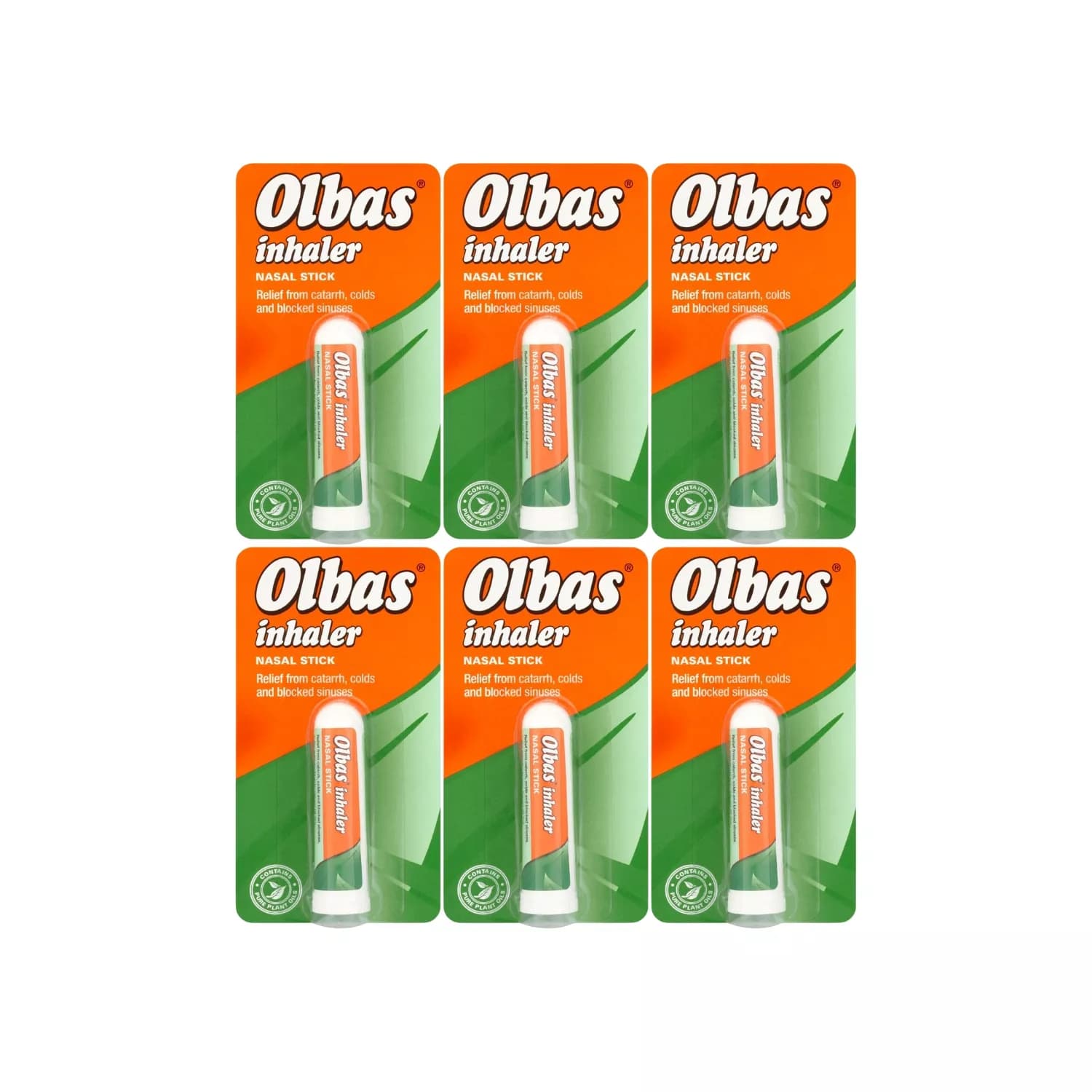 Olbas Inhaler Nasal Stick 695mg - Pack of 6