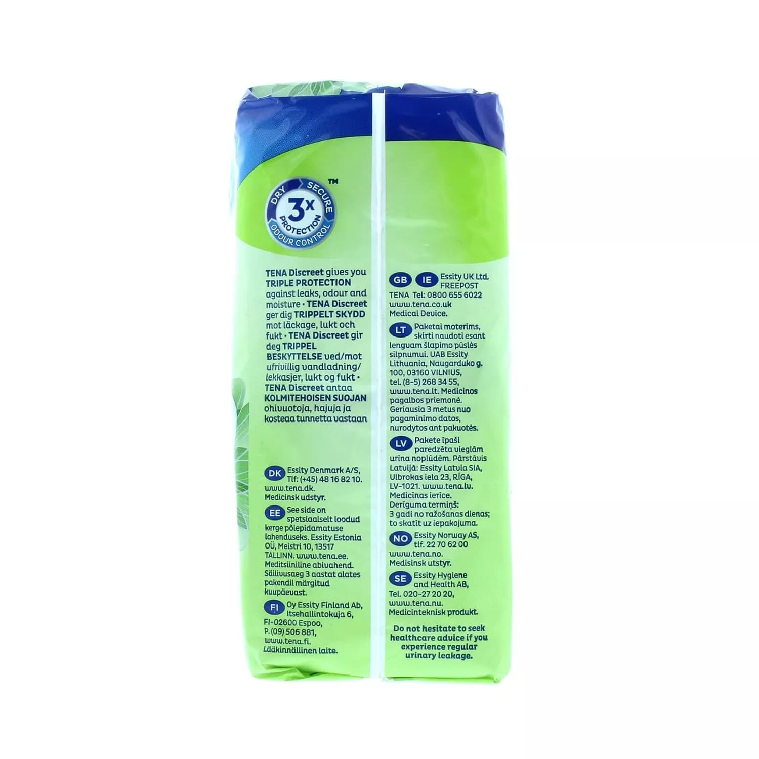 Tena Lady Incontinence Protection Discreet Mini 20 Pads