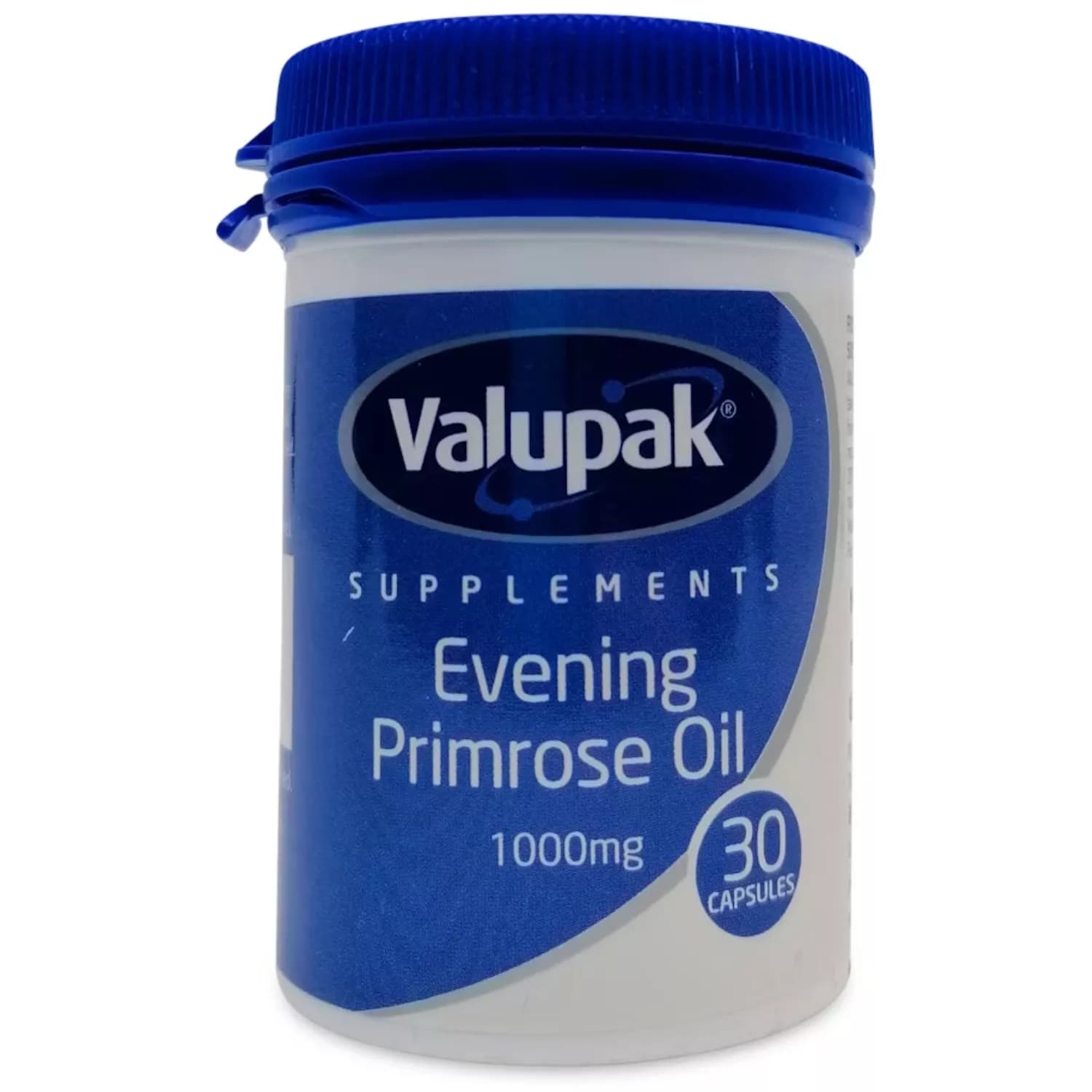 Valupak Evening Primrose Oil 1000mg 30 Capsules