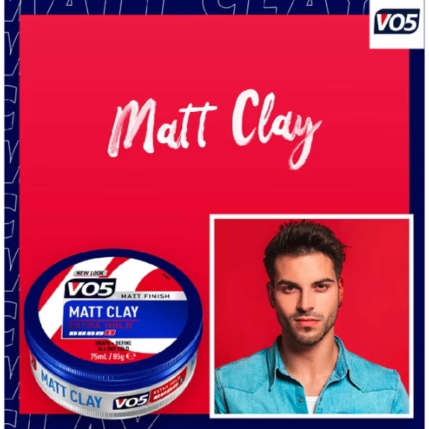 VO5 Hair Matt Clay for All Hair Types 75ml