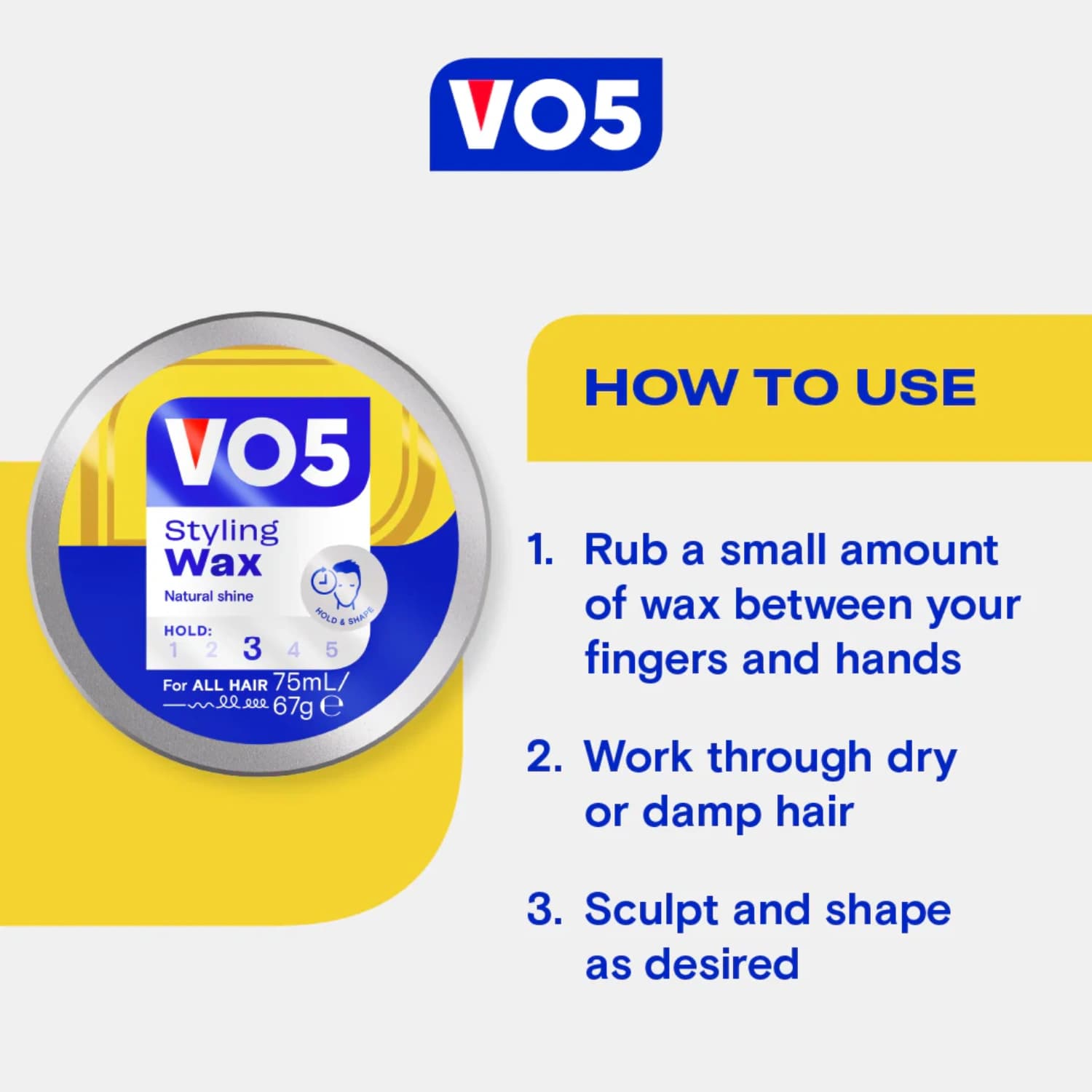 VO5 Styling Wax 75ml