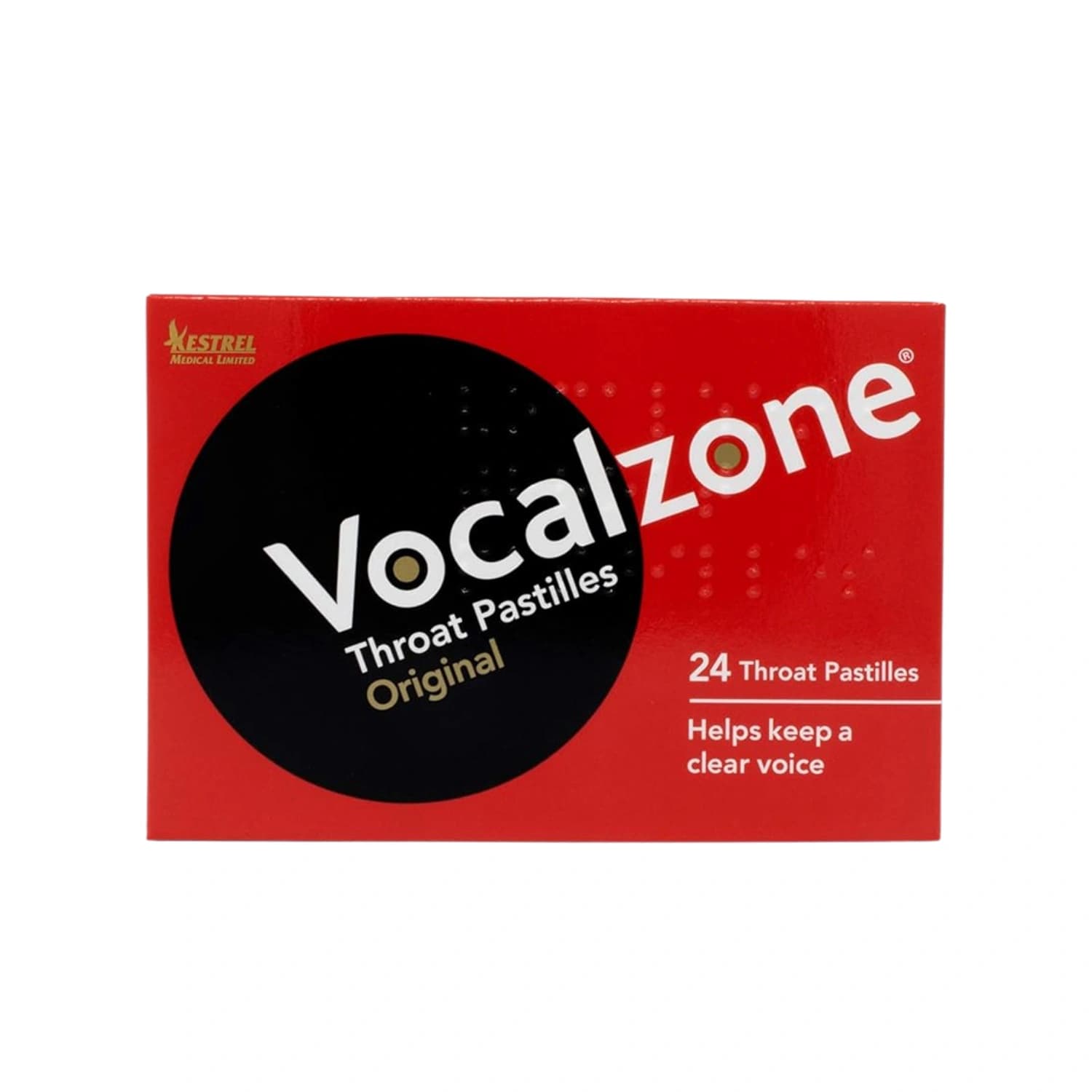 Vocalzone 24 Throat Lozenges Vocal Care (Pack of 12)