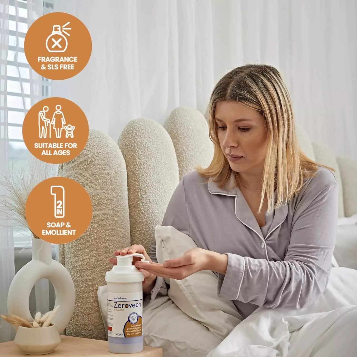 Zeroderma Zeroveen Emollient Cream 500g