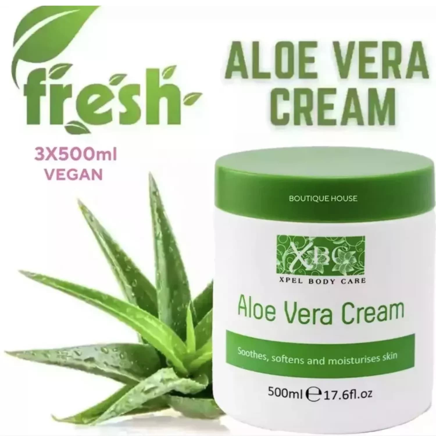 Xbc Xpel Aloe Vera Cream 500ml