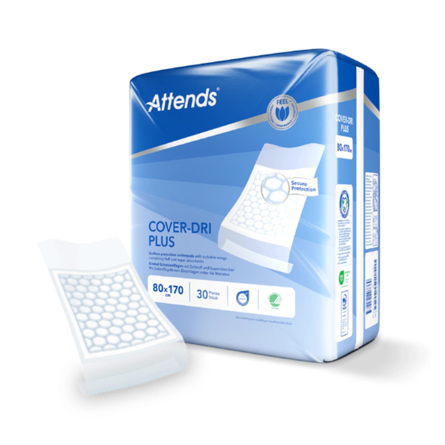 Attends Cover Dri Plus & Super Disposable Pads