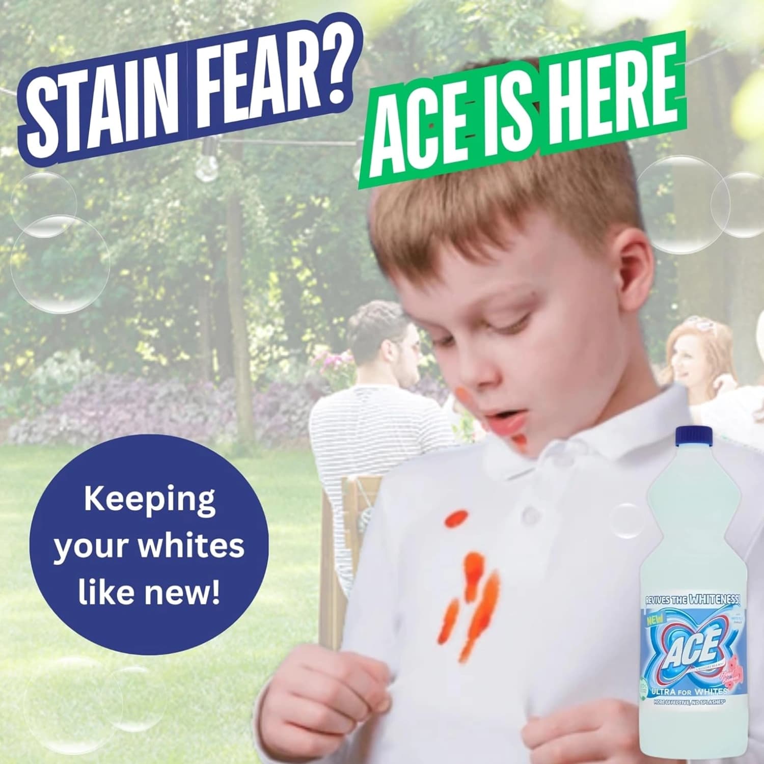 Ace Laundry Bleach Ultra For Whites 1L