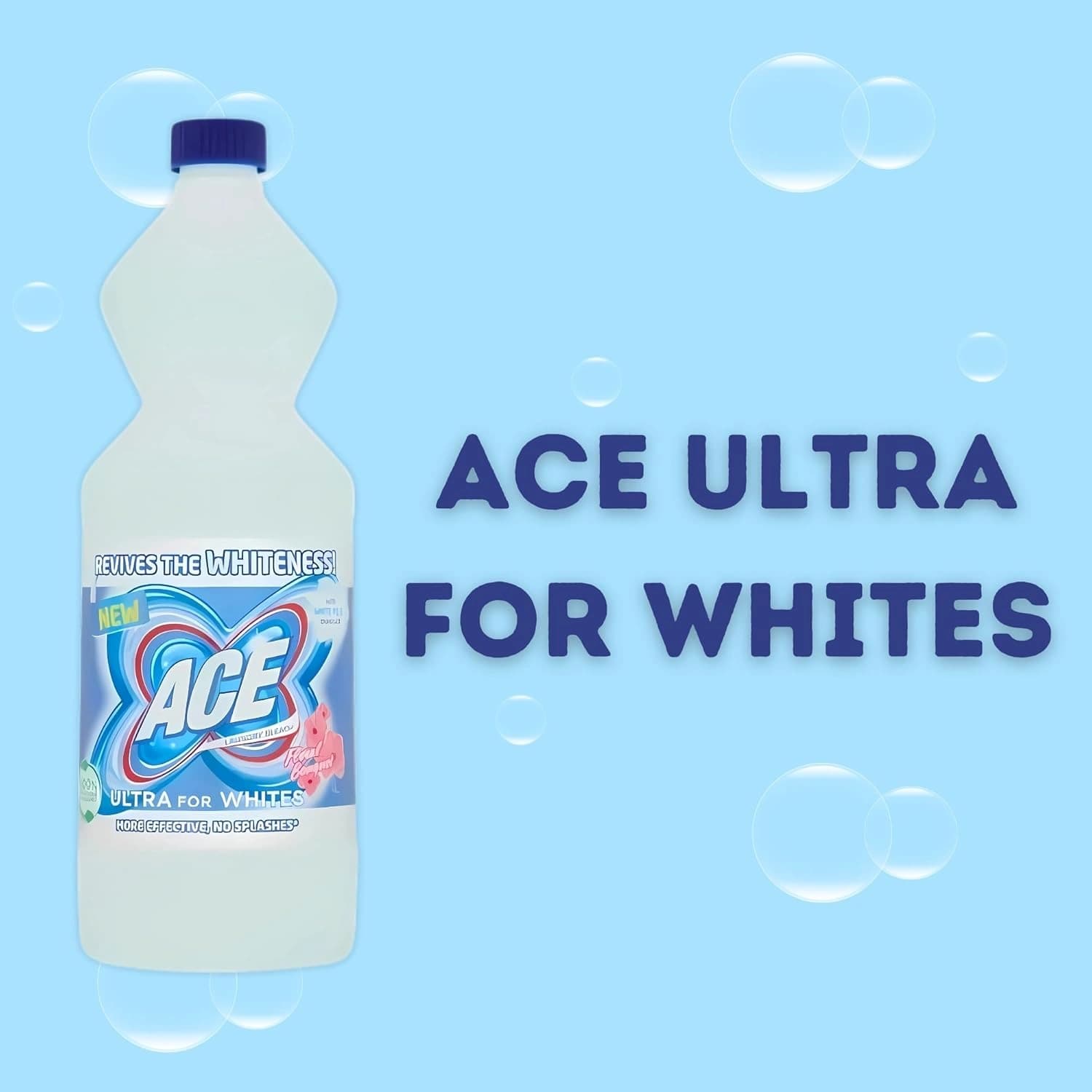 Ace Laundry Bleach Ultra For Whites 1L