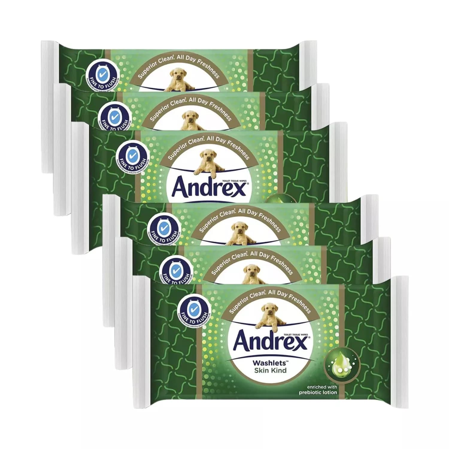Andrex Skin Kind Washlets 36s