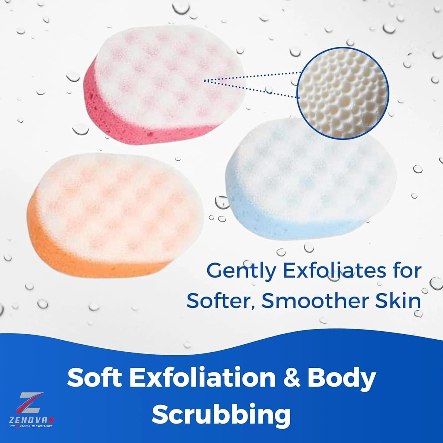 Cotton Tree Massage Sponge 2 Pack