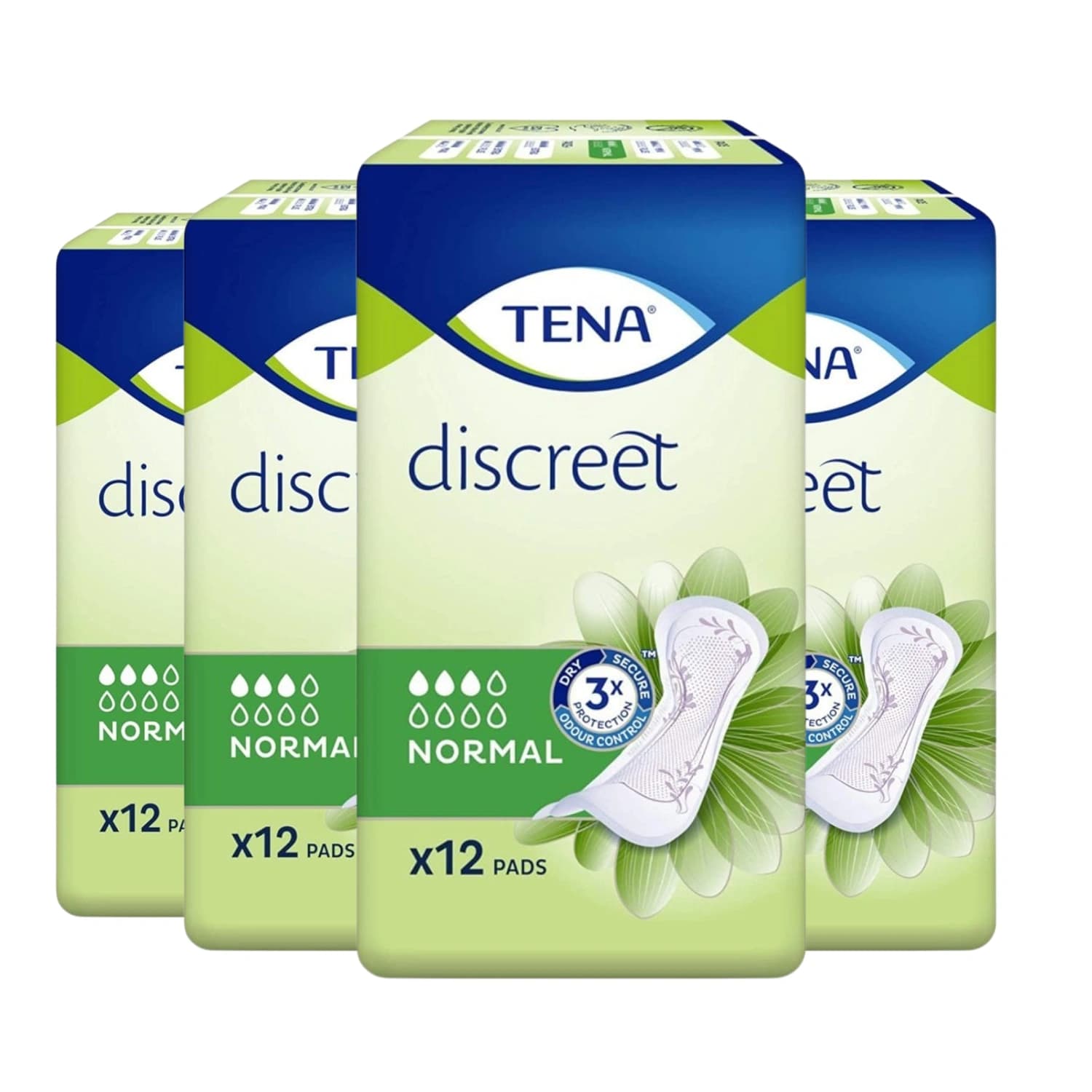 Tena Lady Discreet Pads 12 Count