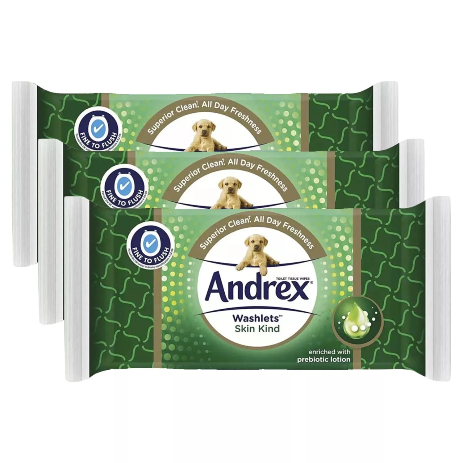 Andrex Skin Kind Washlets 36s