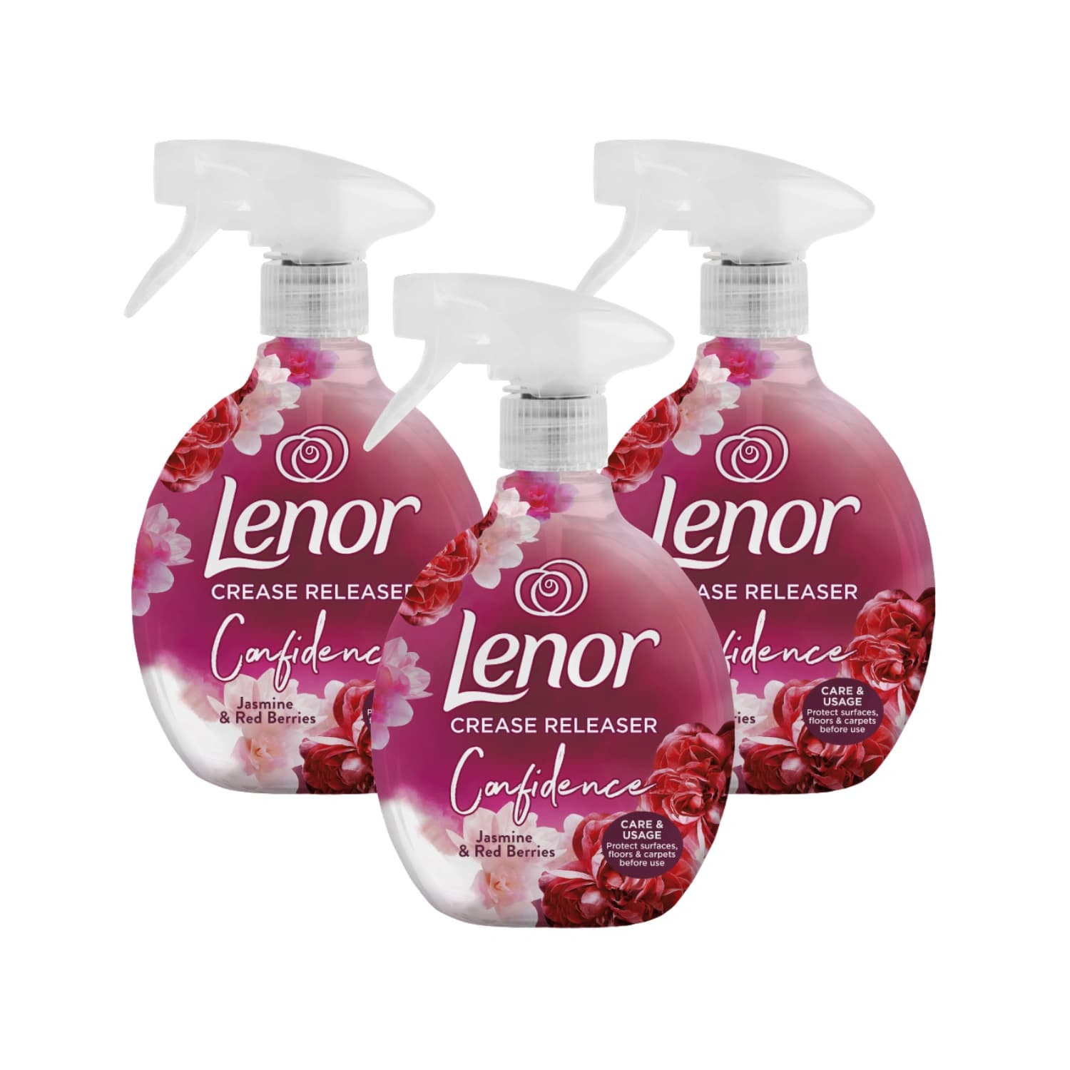 Lenor Crease Releaser Confidence Jasmine & Red Berries 500ml