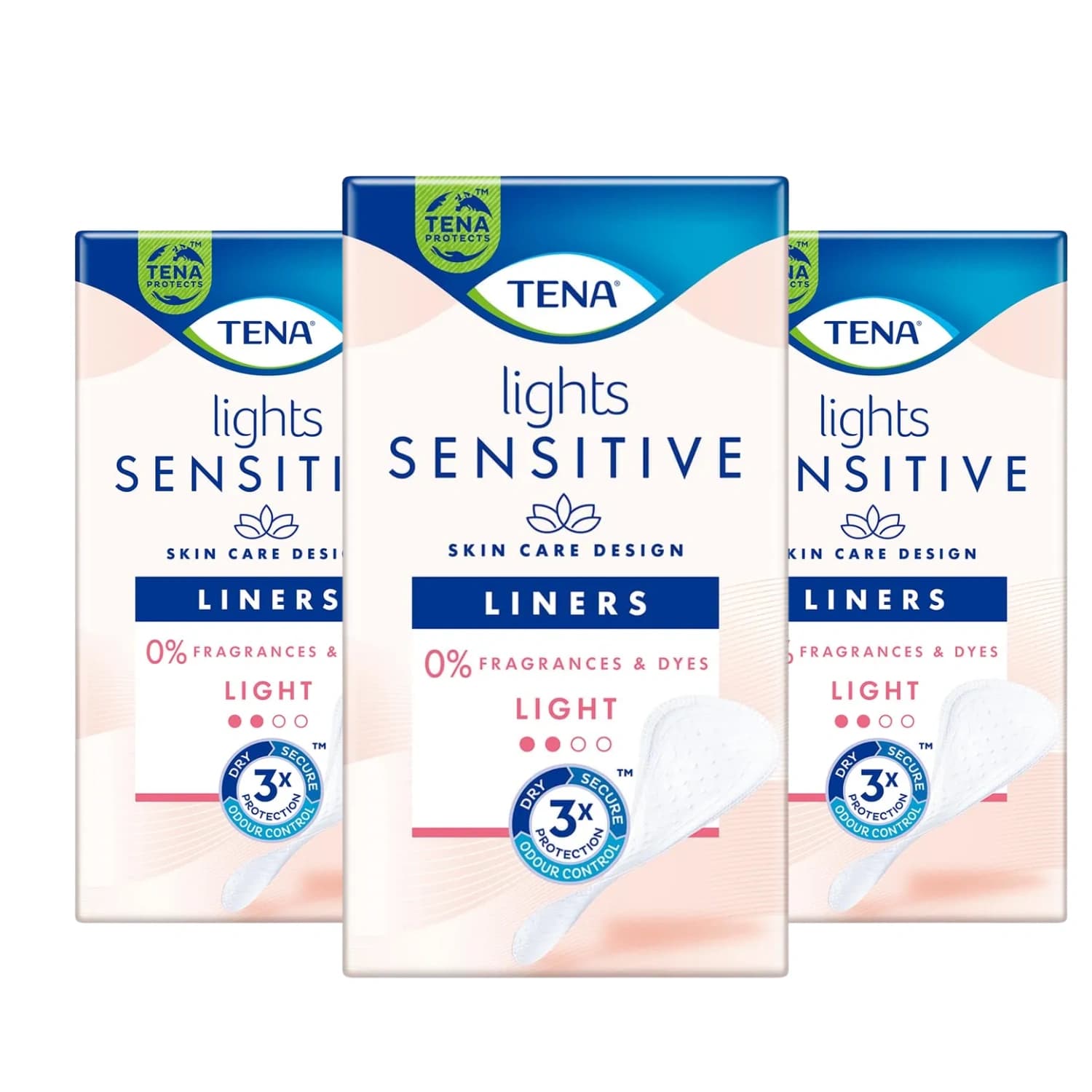 TENA Lights Liner Light Pack of 28
