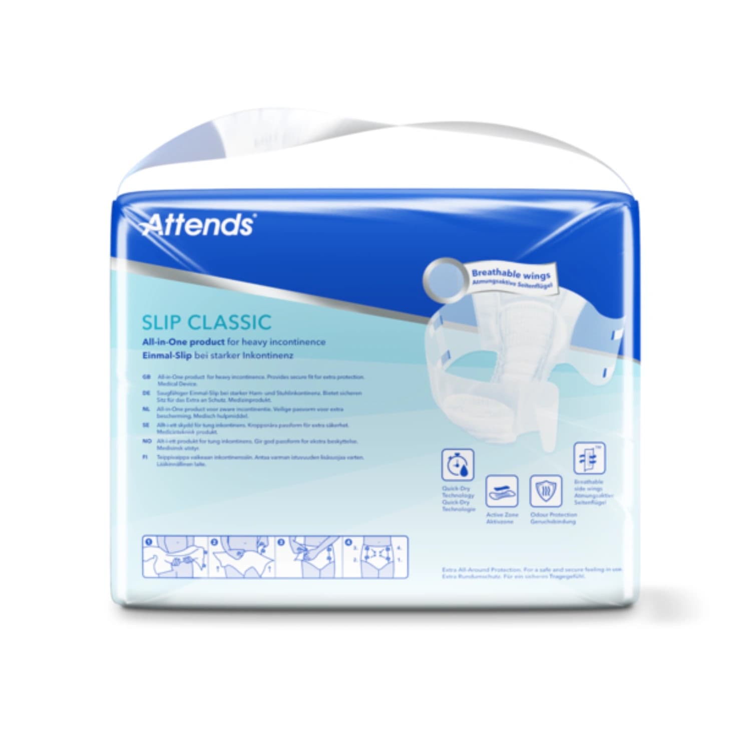 Attends Slip Classic Pack of 15
