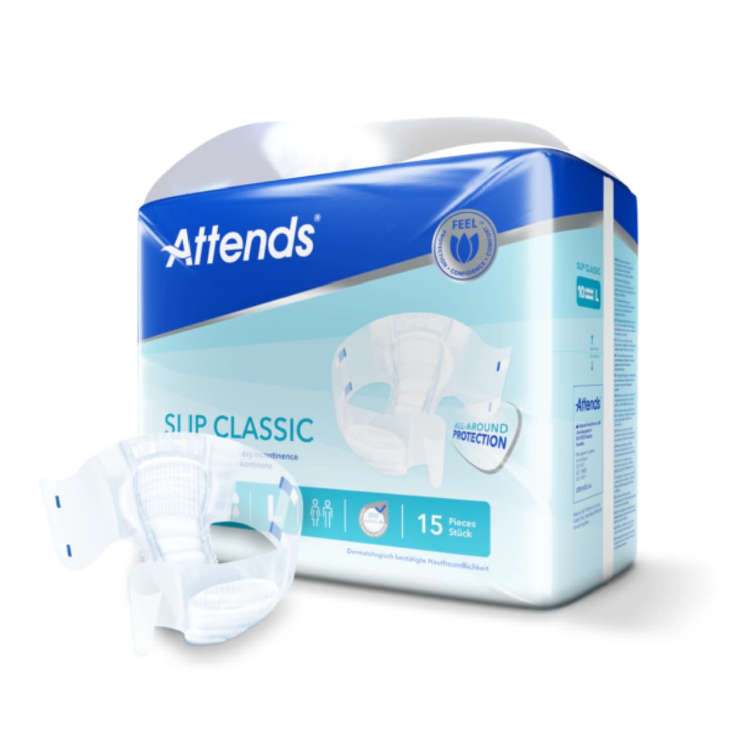 Attends Slip Classic Pack of 15
