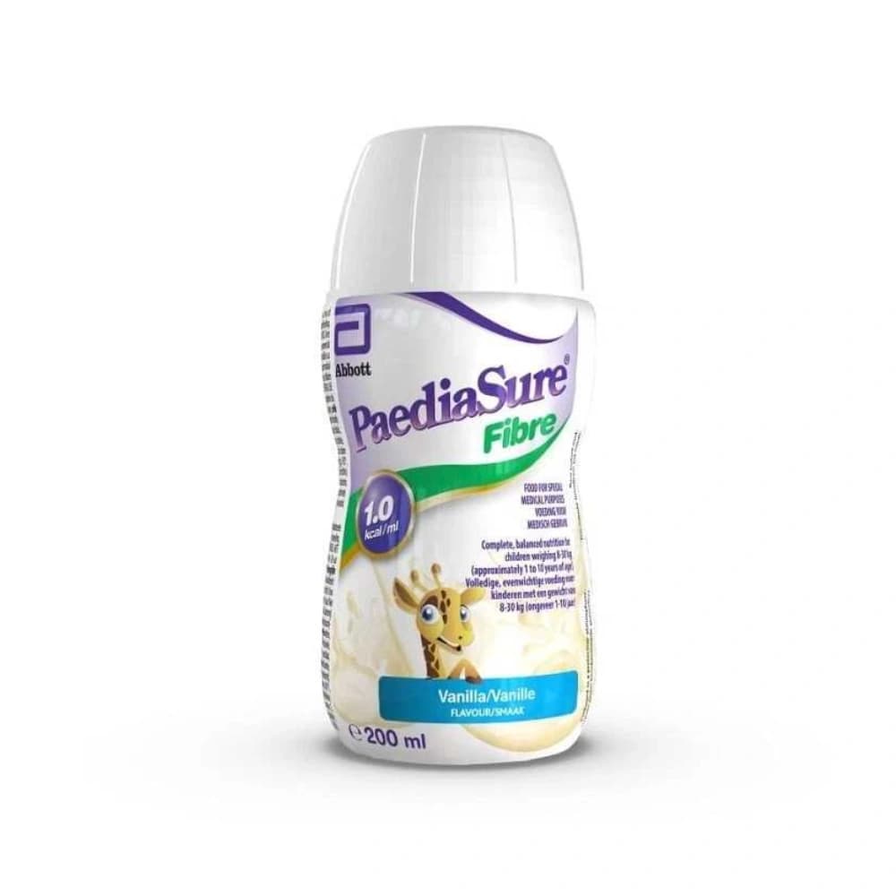 Paediasure Fibre Bottle Vanilla 200ml - Pack of 12