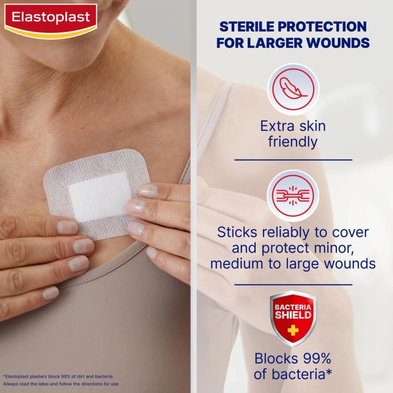 Elastoplast Sensitive Dressings 6x7cm Xl (5)
