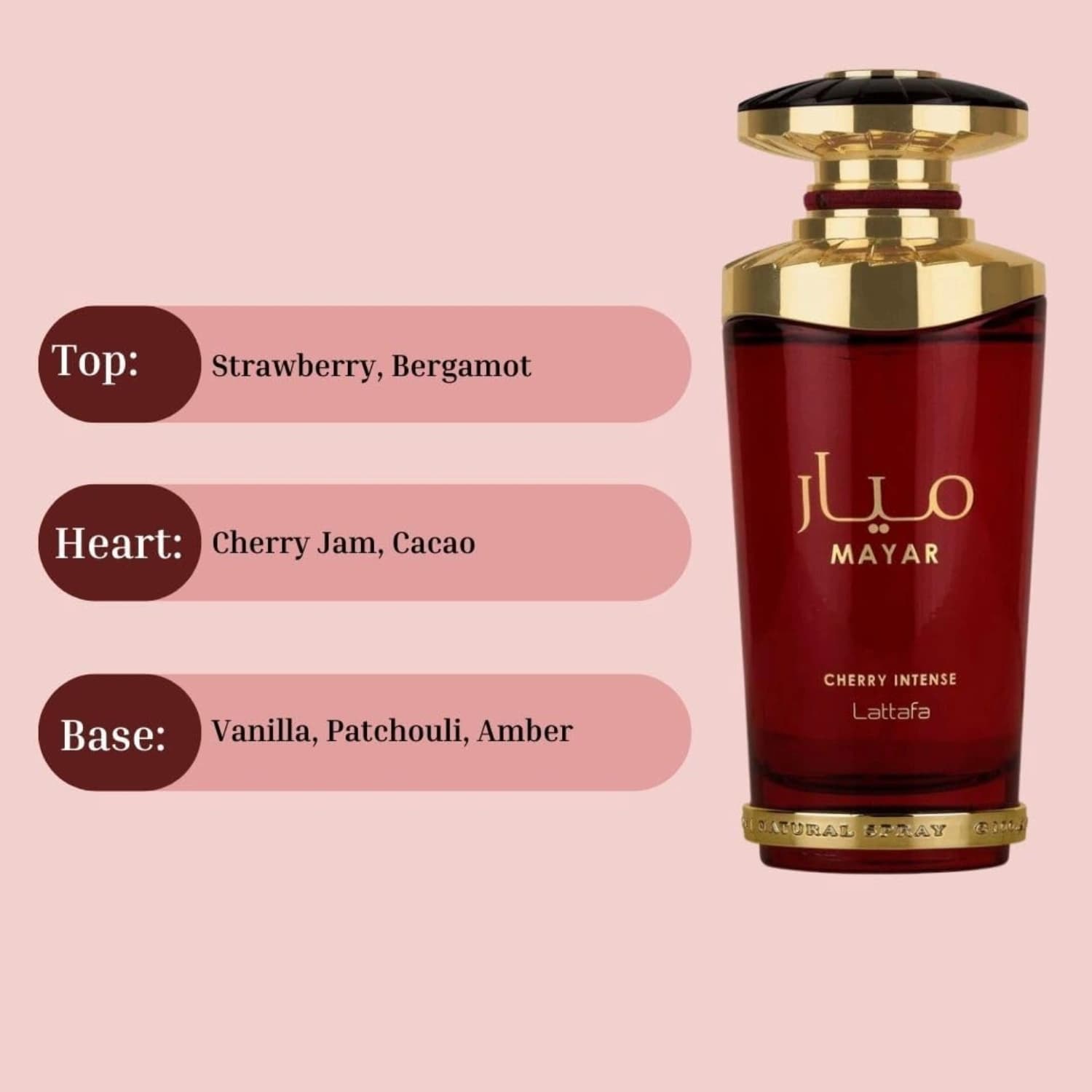 Lattafa Mayar Cherry Intense Eau De Parfum Spray 100ml
