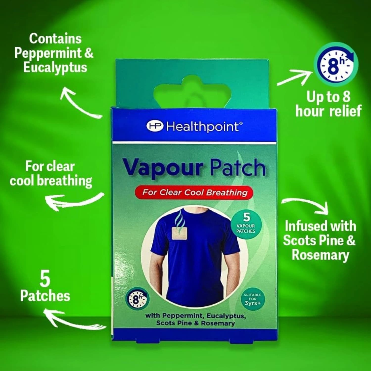 Healthpoint Vapour Patche 5s