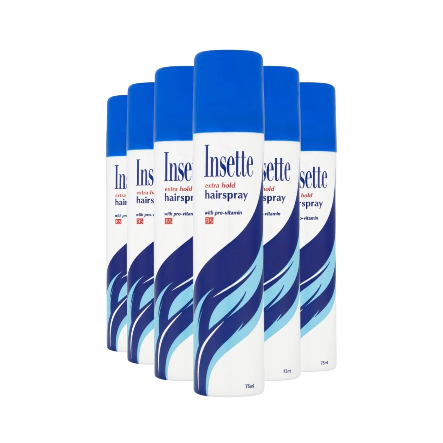 Insette Extra Hold Hair Spray 75 ml - Pack of 6