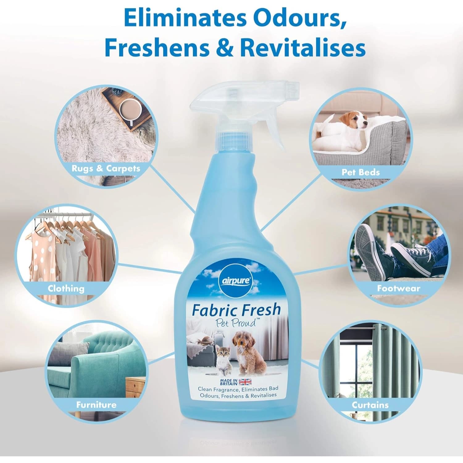 Airpure Fabric Freshener Pet Proud Spray 750ml
