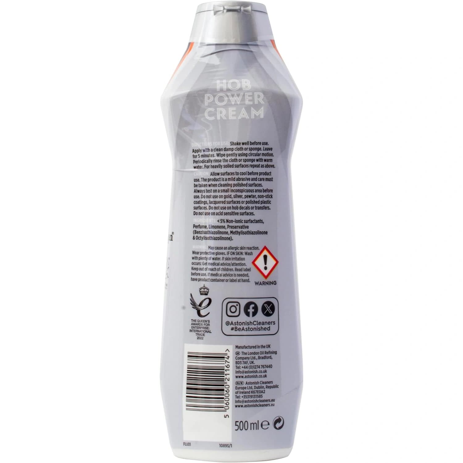Astonish Special Hob Cleaner 500ml
