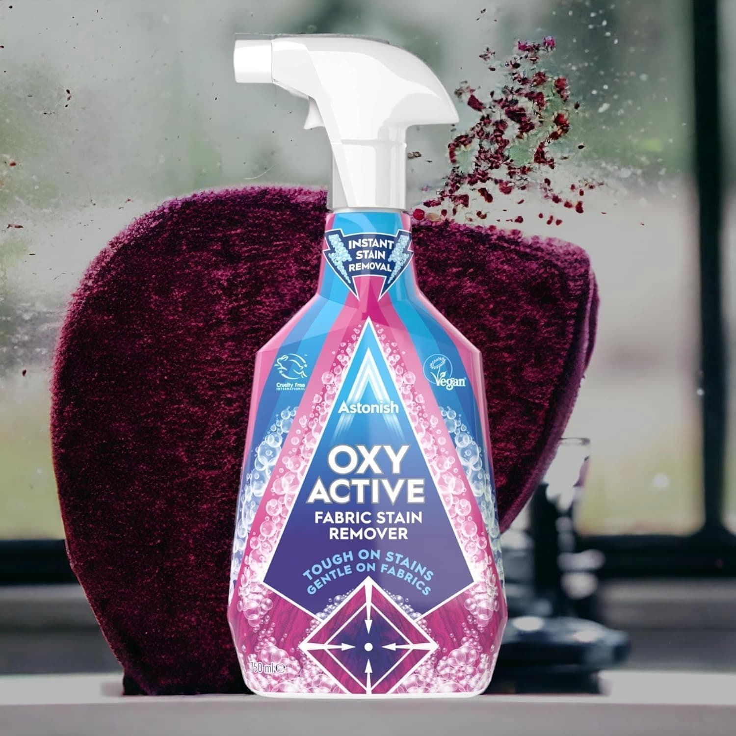 Astonish Oxy Fabric Stain Remover Trigger 750ml