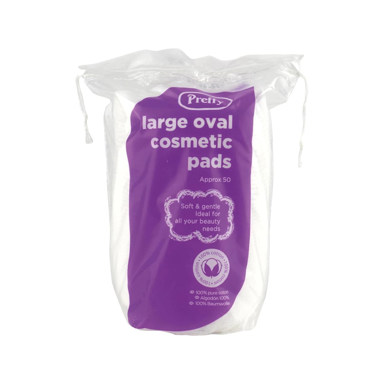 Pretty large oval cosmetic pads 50