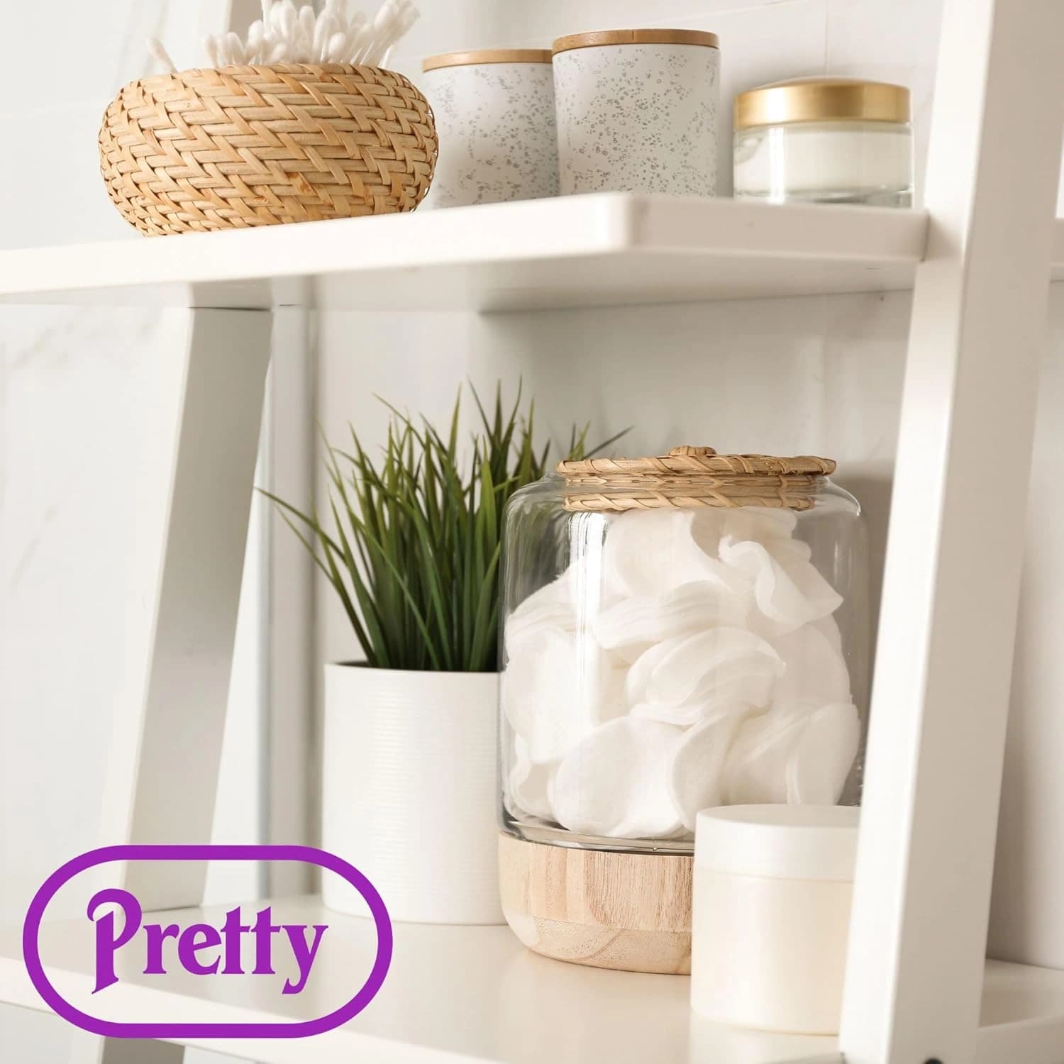 Pretty large oval cosmetic pads 50